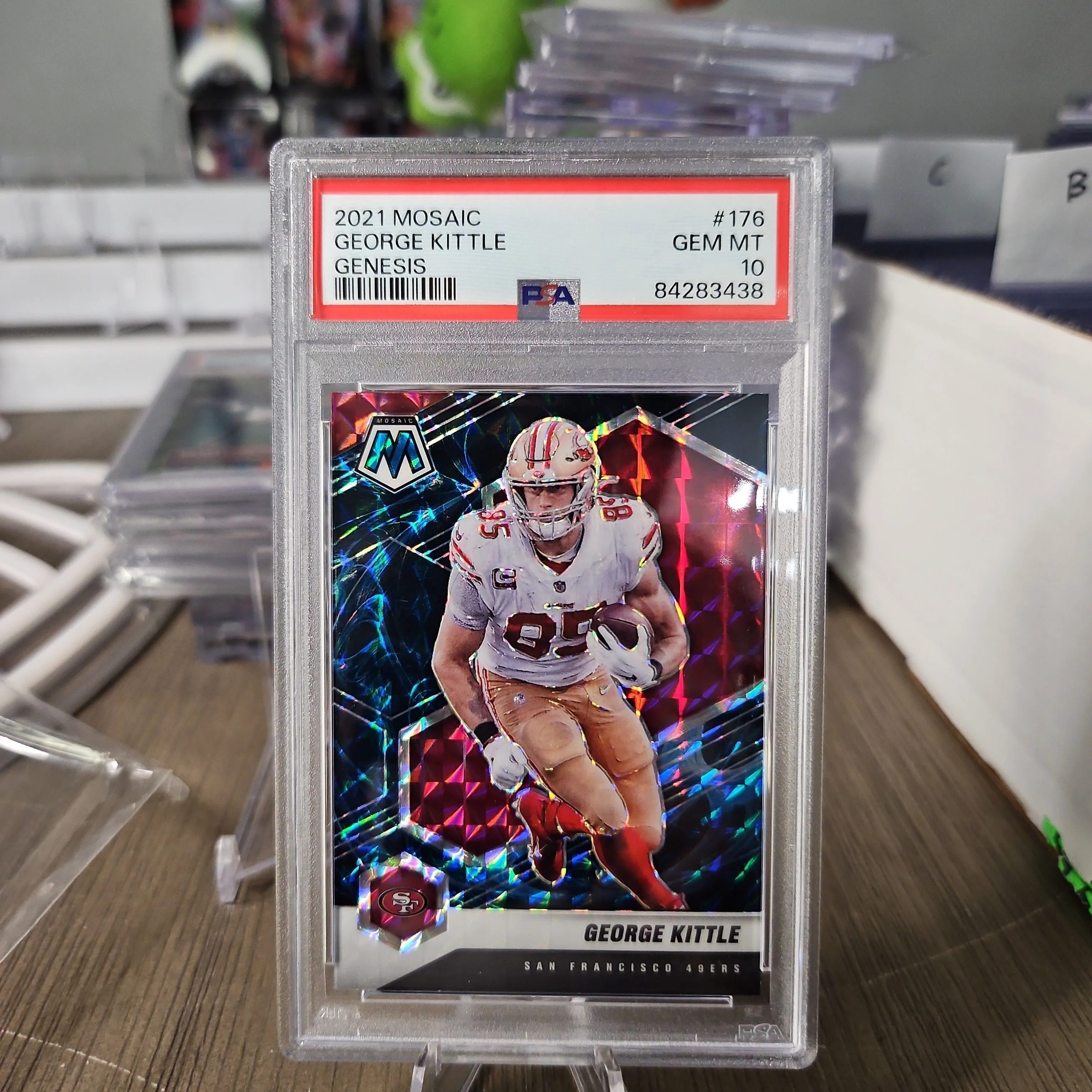 Product image for 2021 George Kittle Genesis PSA 10