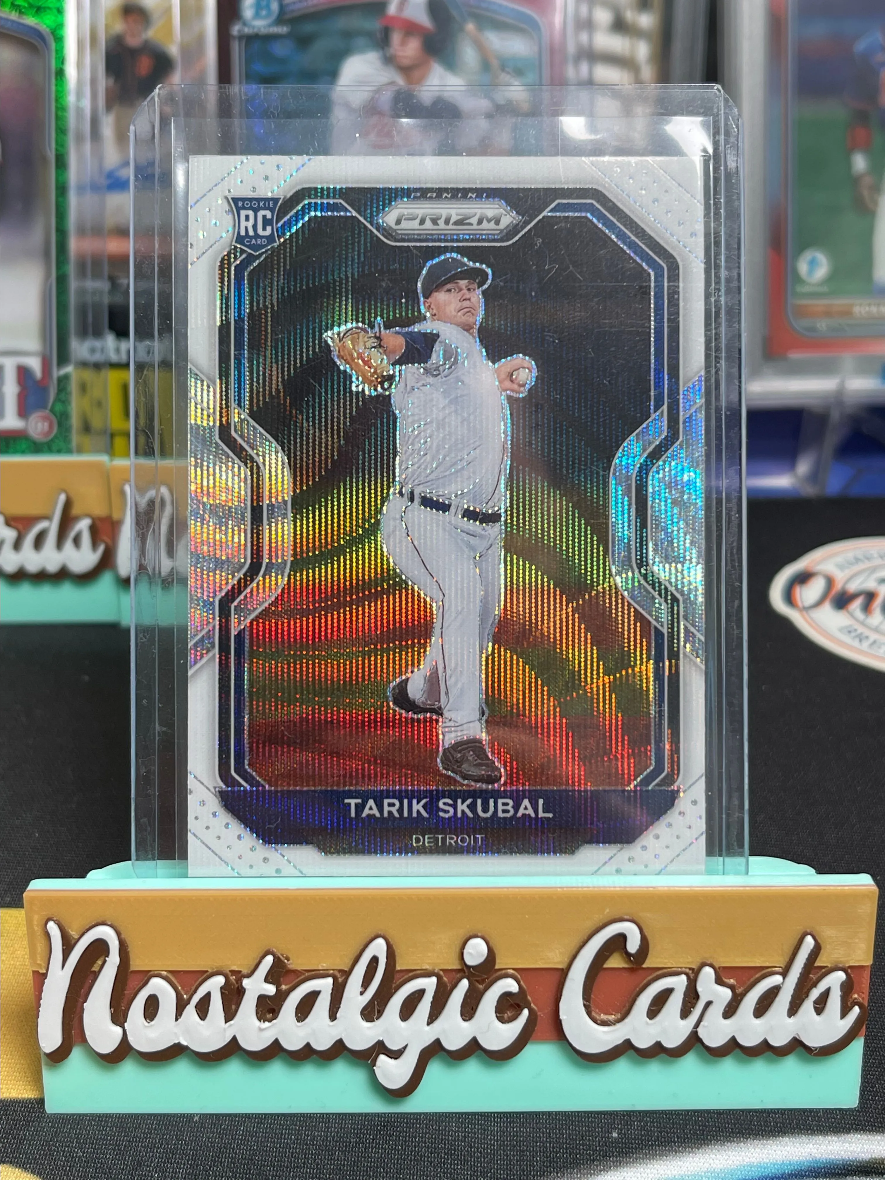 Product image for Tarik Skubal 2021 Panini Prizm <White Wave> DET Tigers