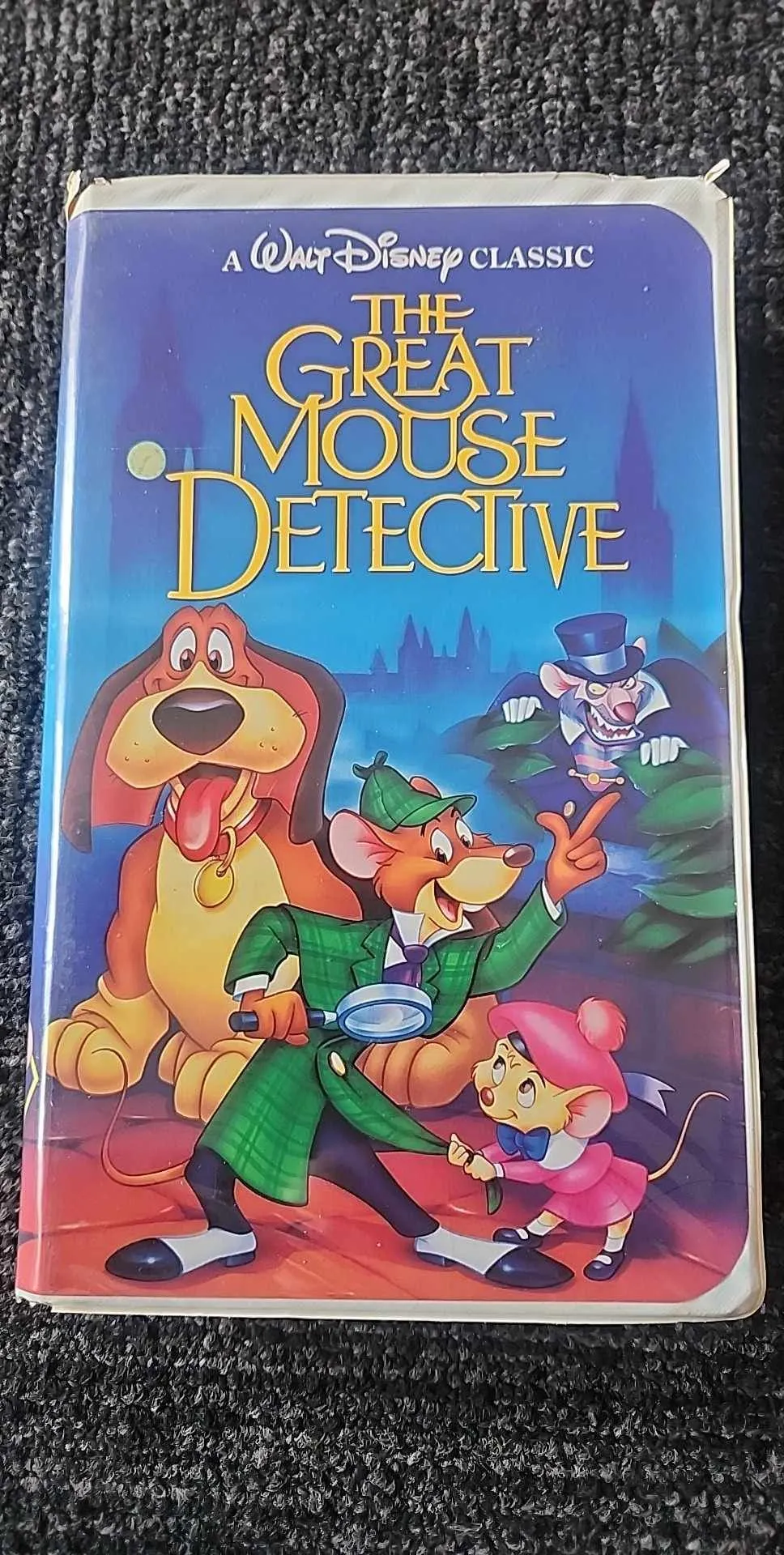 Product image for The Great Mouse Detective Disney VHS Black Diamond Collectable