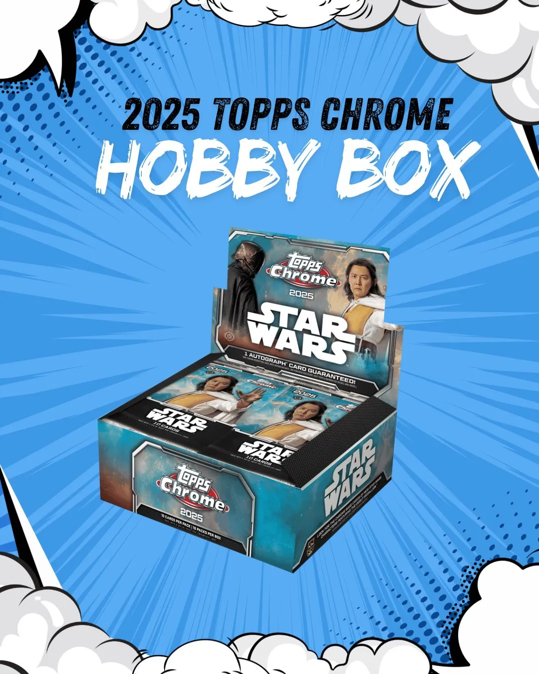 Product image for *PRE ORDER* 2025 Topps Chrome Star Wars Hobby Box