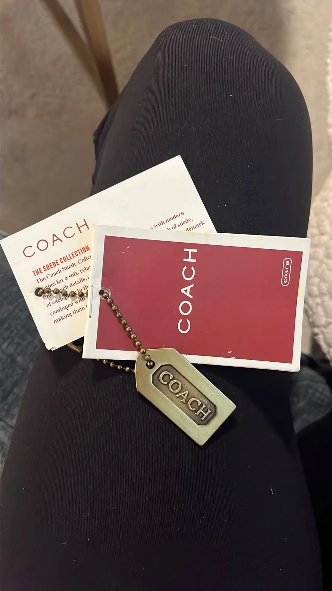 Product image for Coach Brass Hangtag