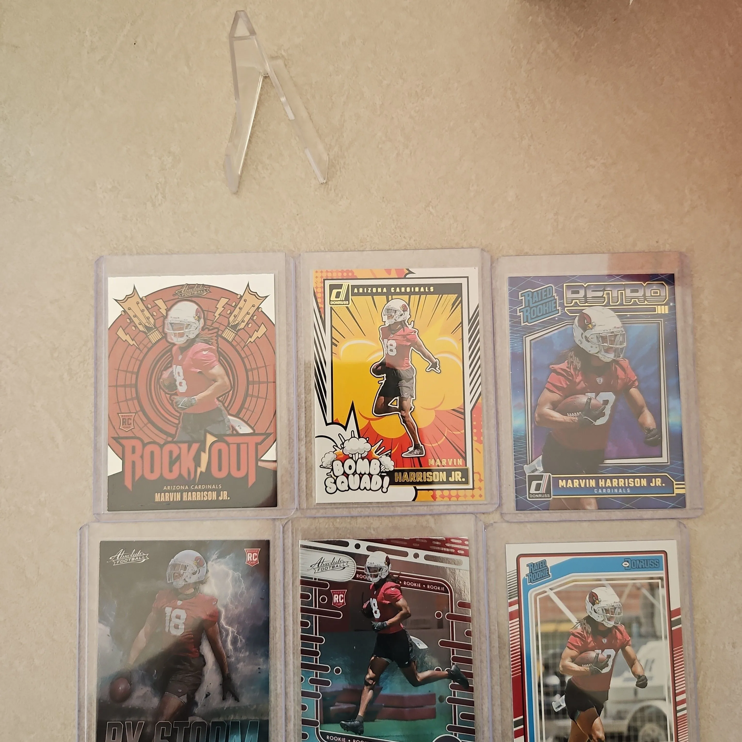 Product image for Marvin Harrison Jr 6 Card Lot