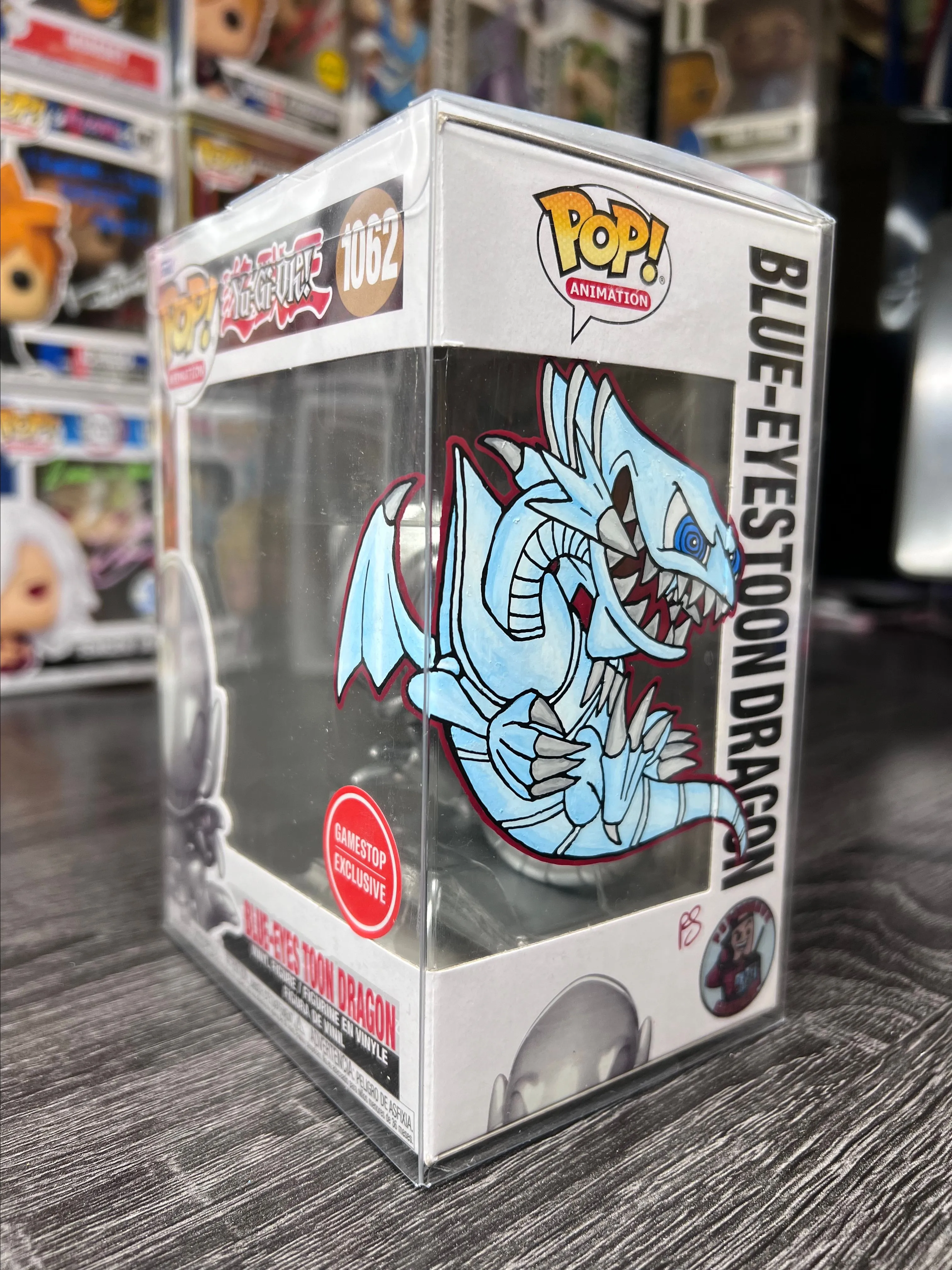 Product image for Blue Eyes Toon Dragon PopSmoove Custom