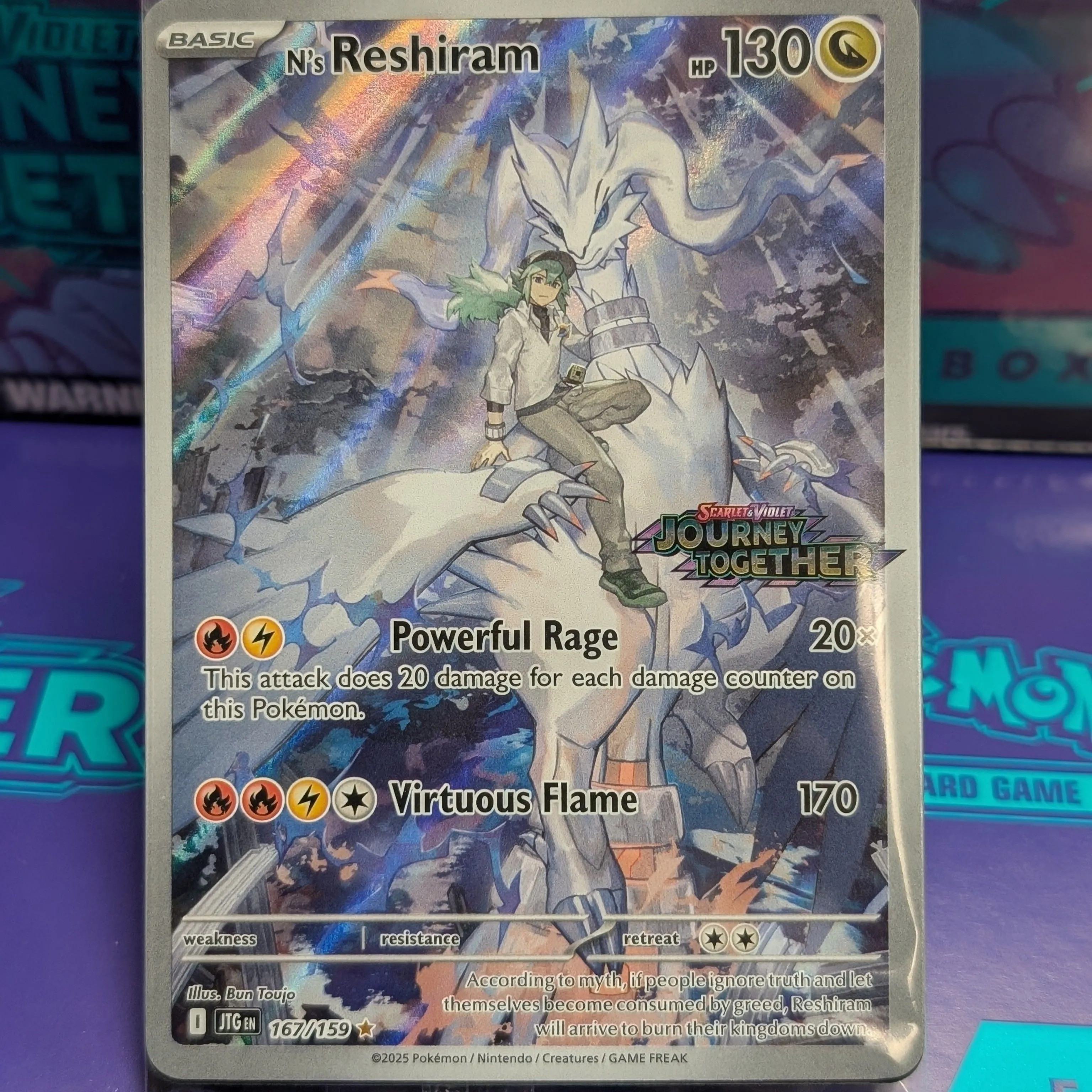 Product image for PKM - Single - N's Reshiram 
