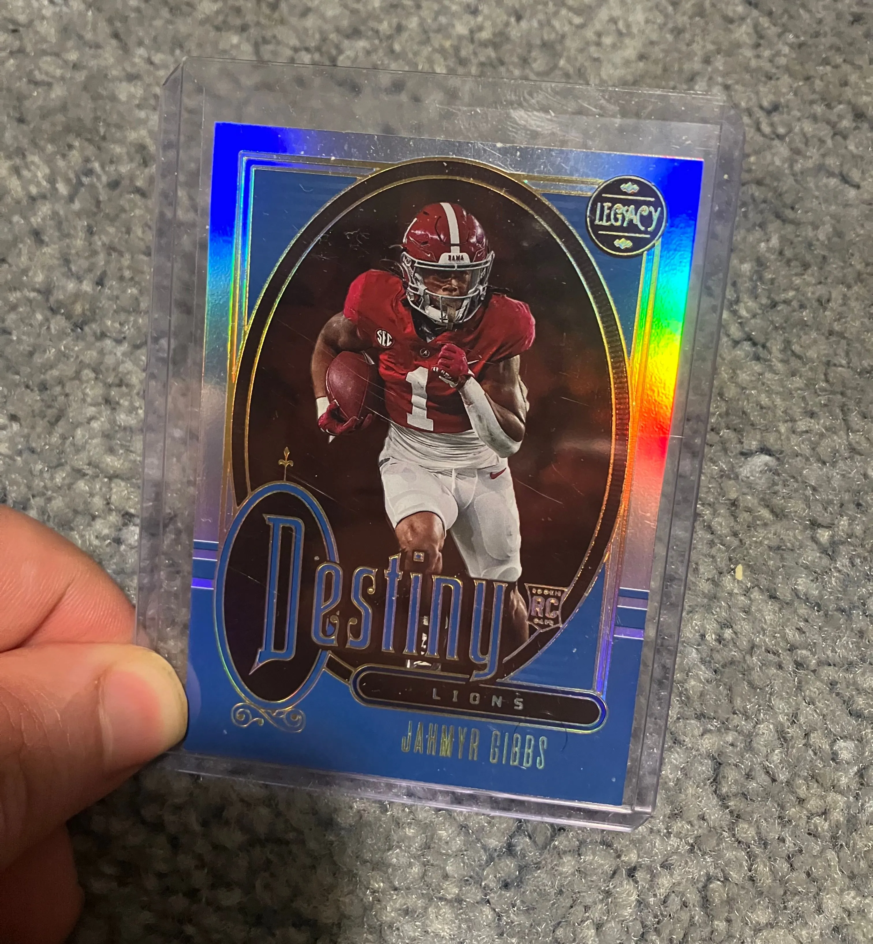 Product image for j gibbs rookie case hit destiny