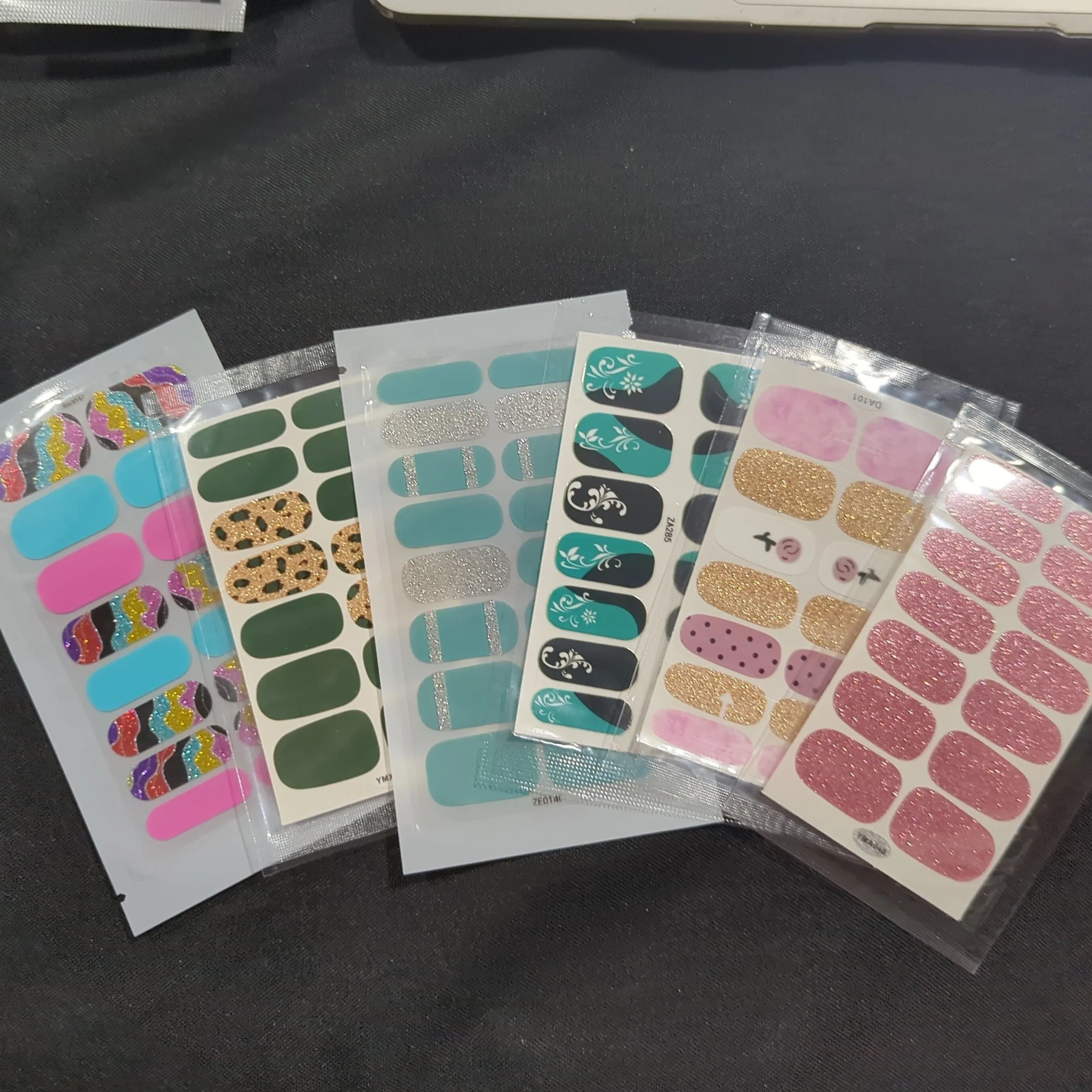 Product image for #1 Set of 6 Budget Nail Wraps