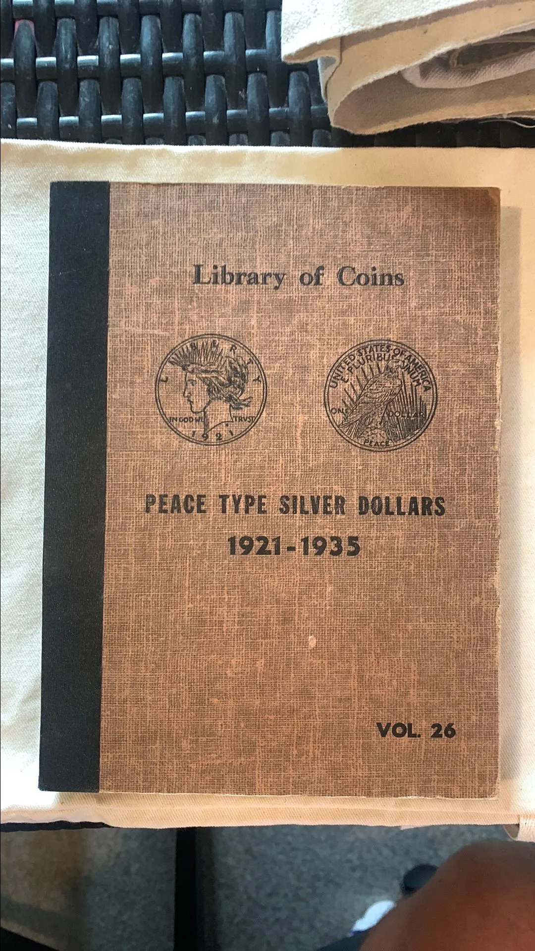 Product image for Peace dollar Library of coins 1921 - 1935 New plastic coin holders! made by Coin and Currency institute