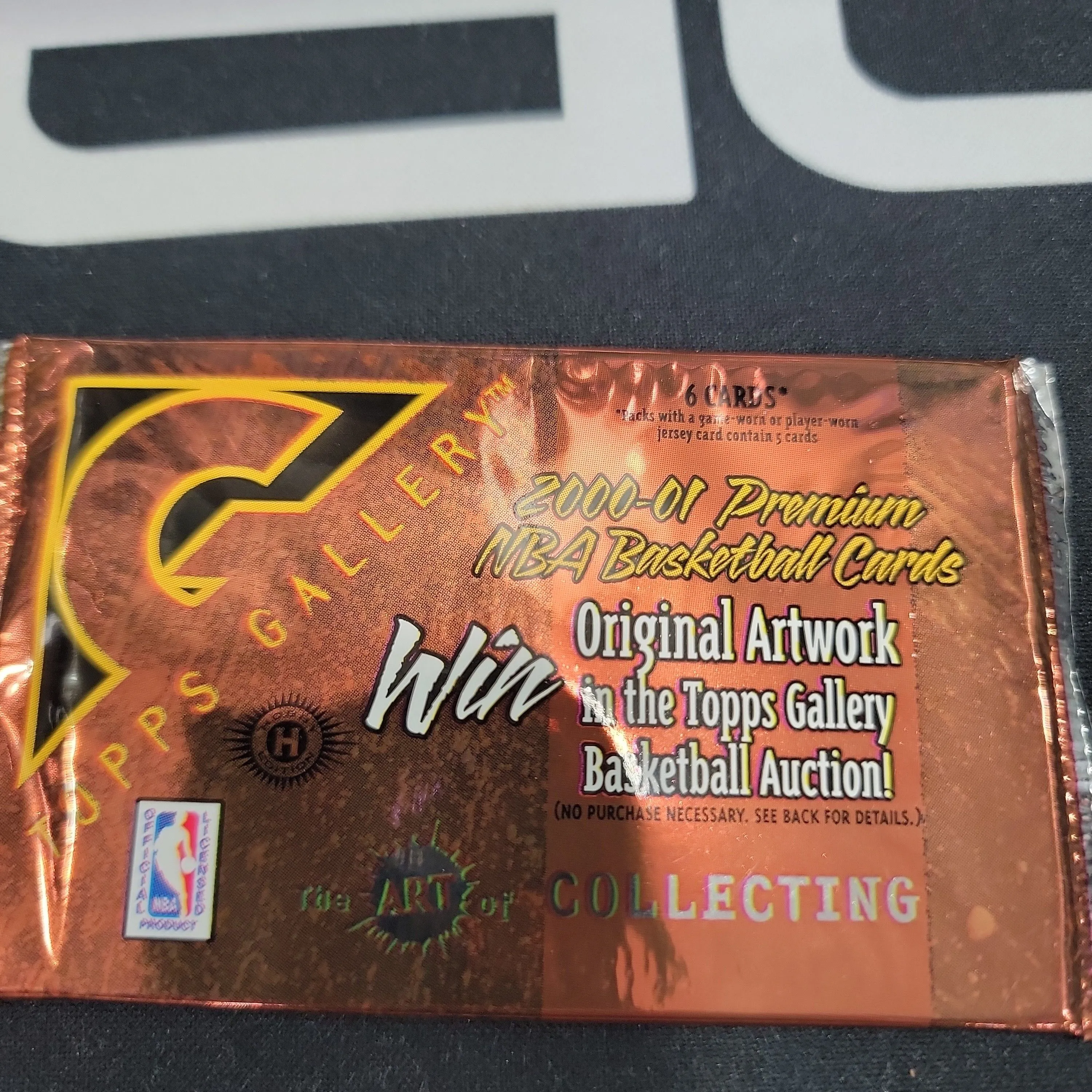 Product image for 1X 2000-01 Topps Gallery Basketball Hobby Pack