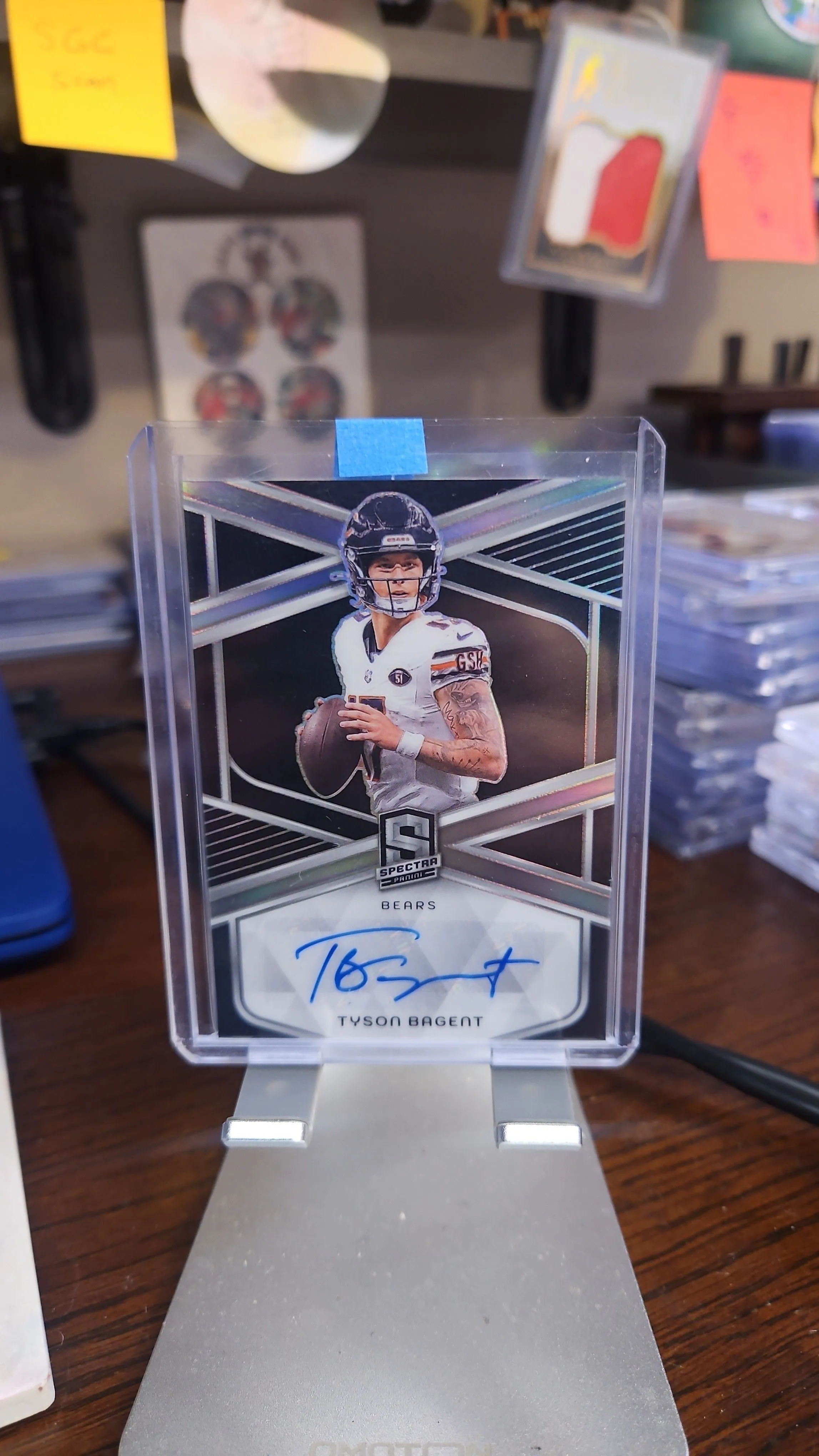 Product image for Tyson Bagent Rookie Auto #d 122/199...2024 Spectra...Bears