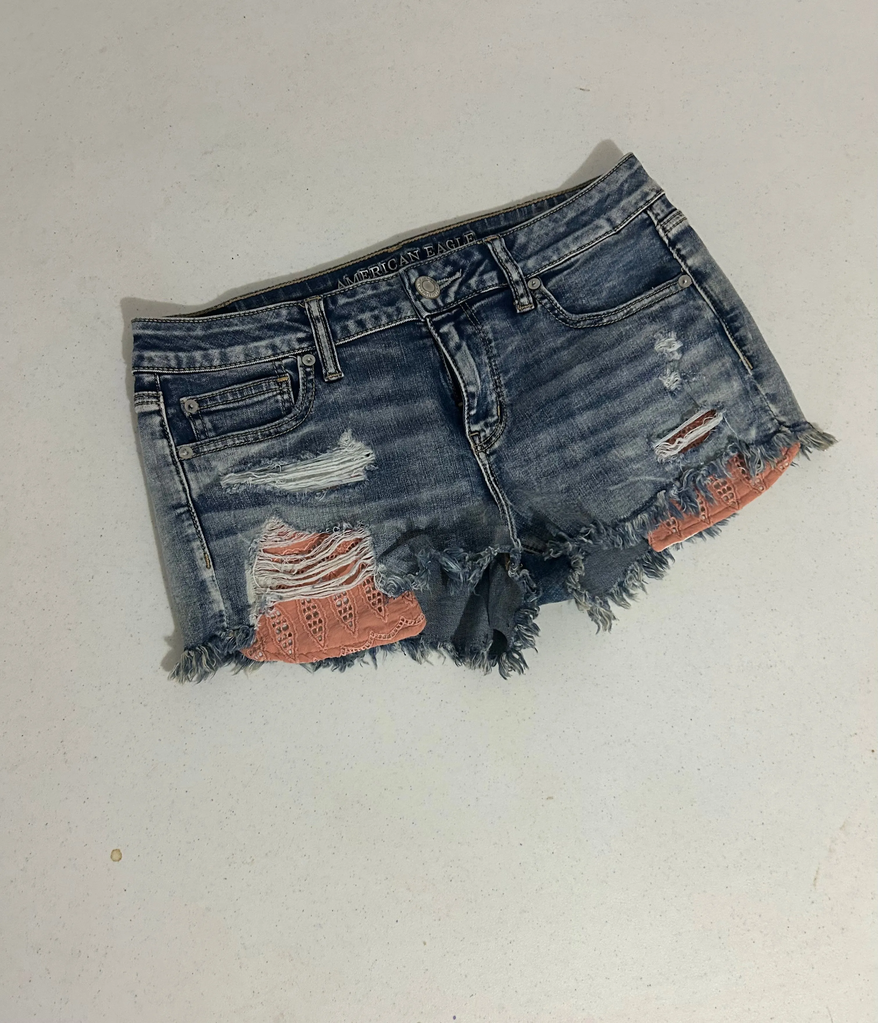 Product image for 018 American Eagle Shorts with Color Pockets- size 10
