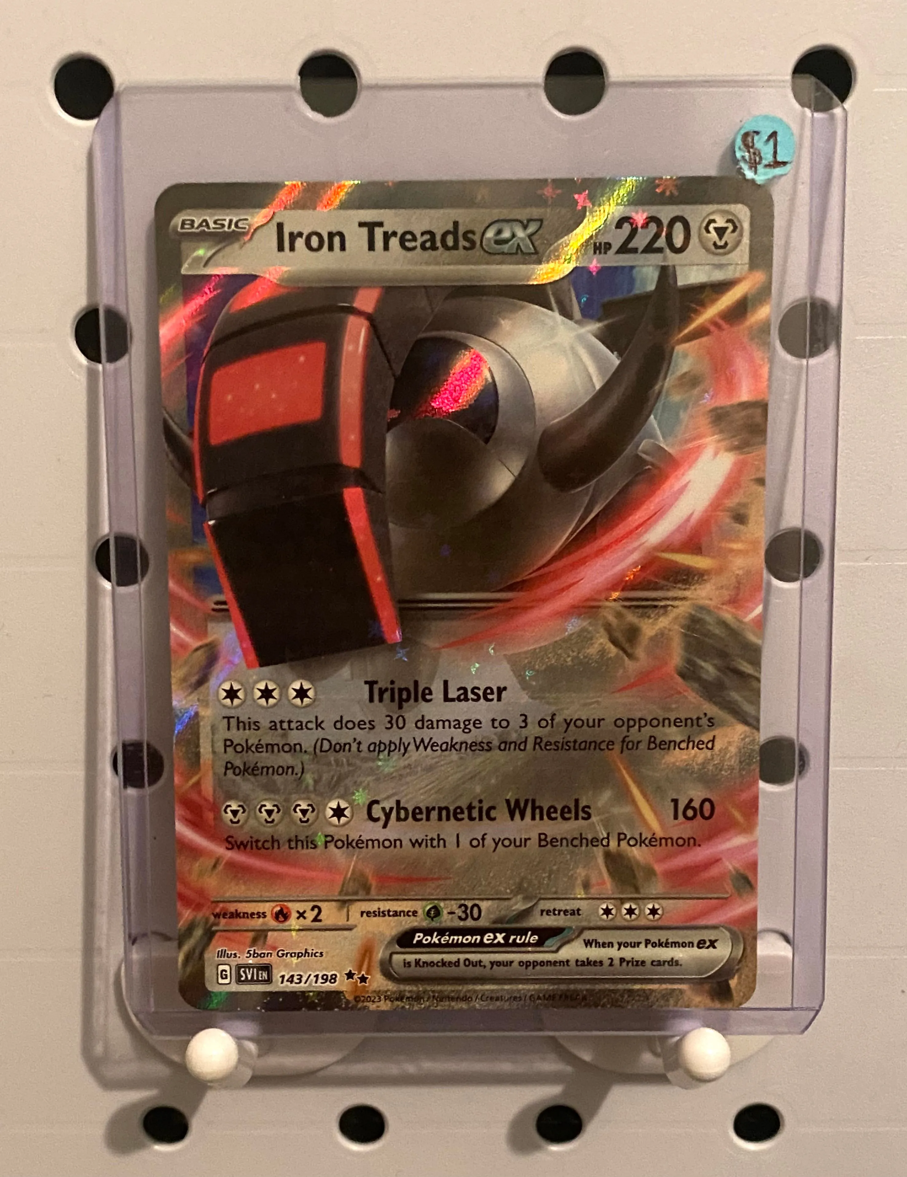 pokemon cards iron treads ex Iron Treads ex - 248/198 - Special Illustration Rare - Pokemon Singles   SV01 - Scarlet & Violet Base Set