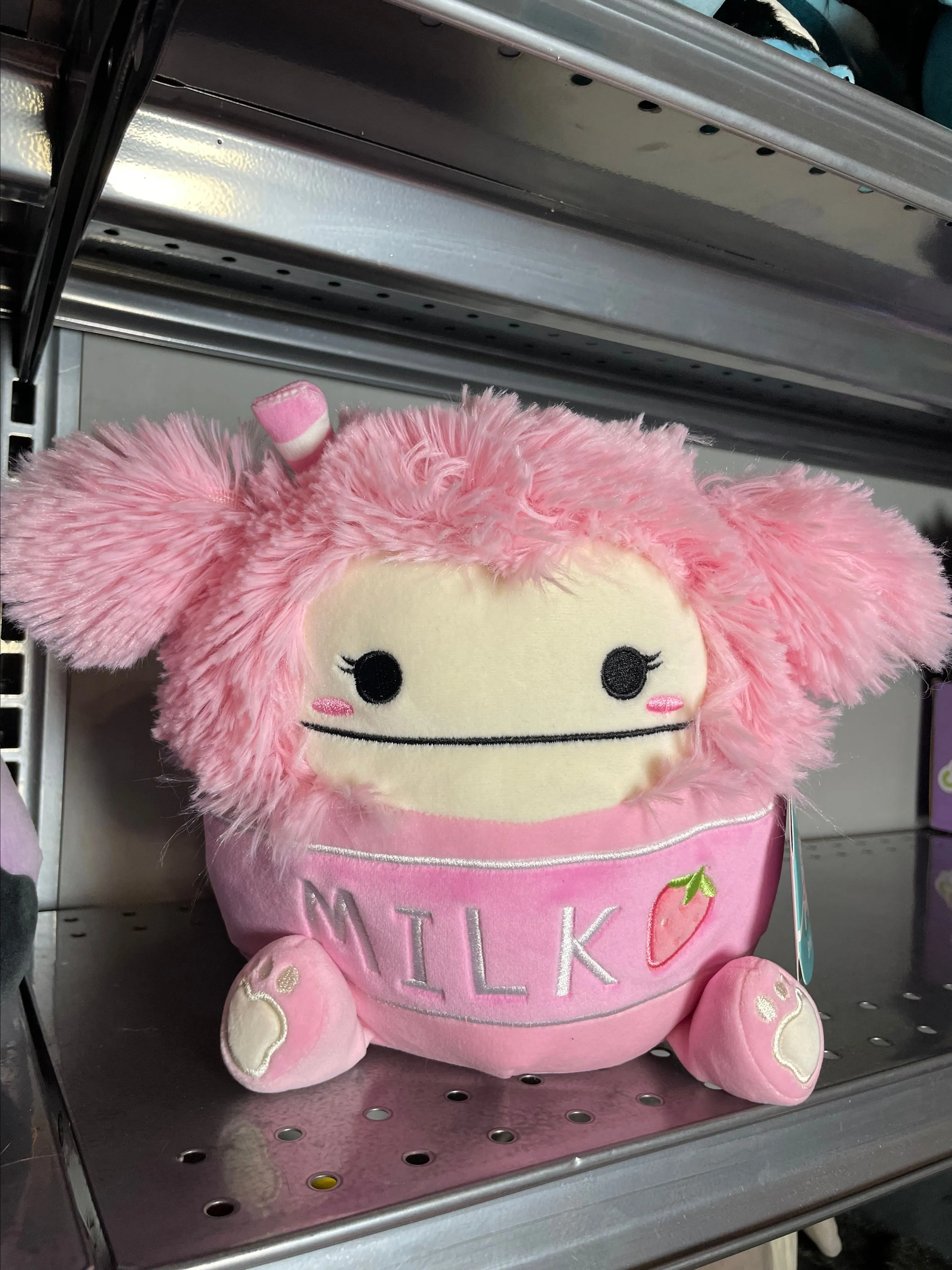 Product image for Squishmallows Brina Strawberry Milk Bigfoot 8”