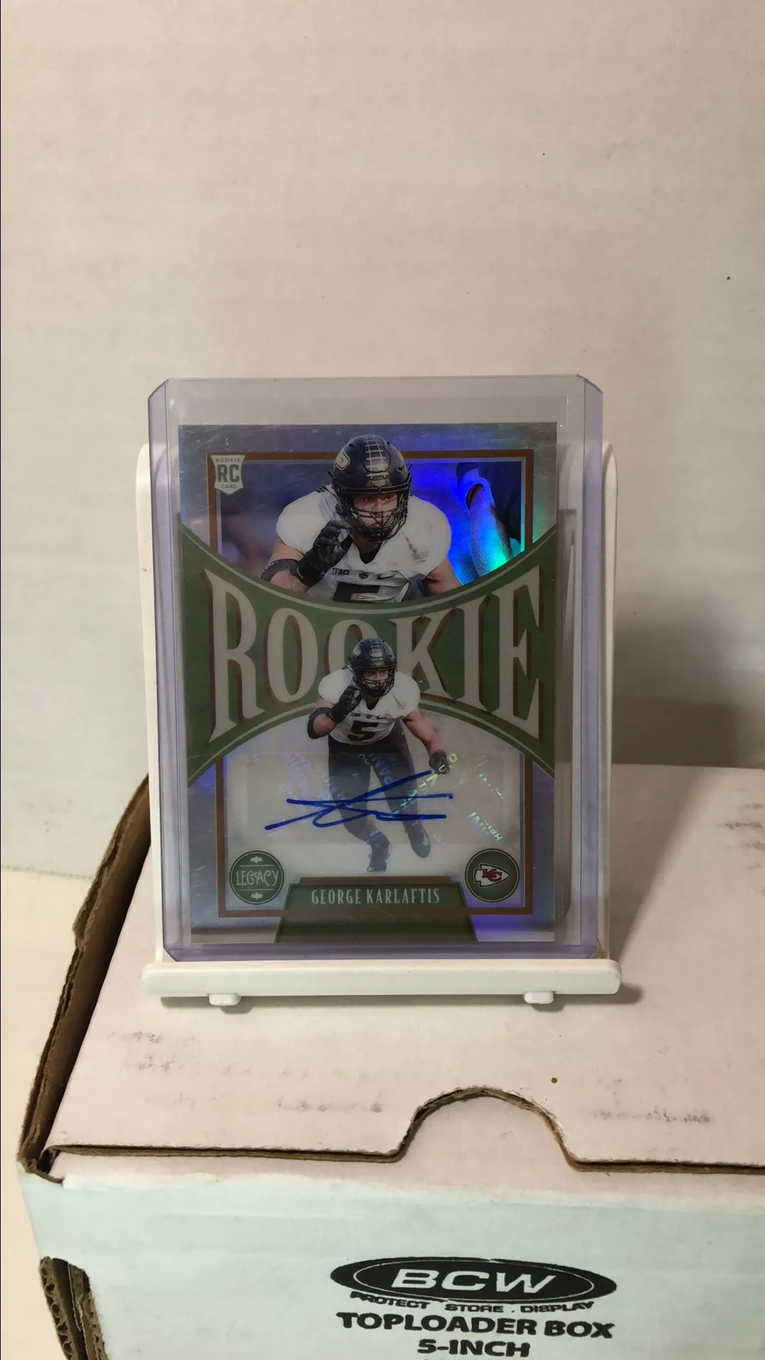 Product image for George Karlaftis 2022 Legacy Rookie Auto