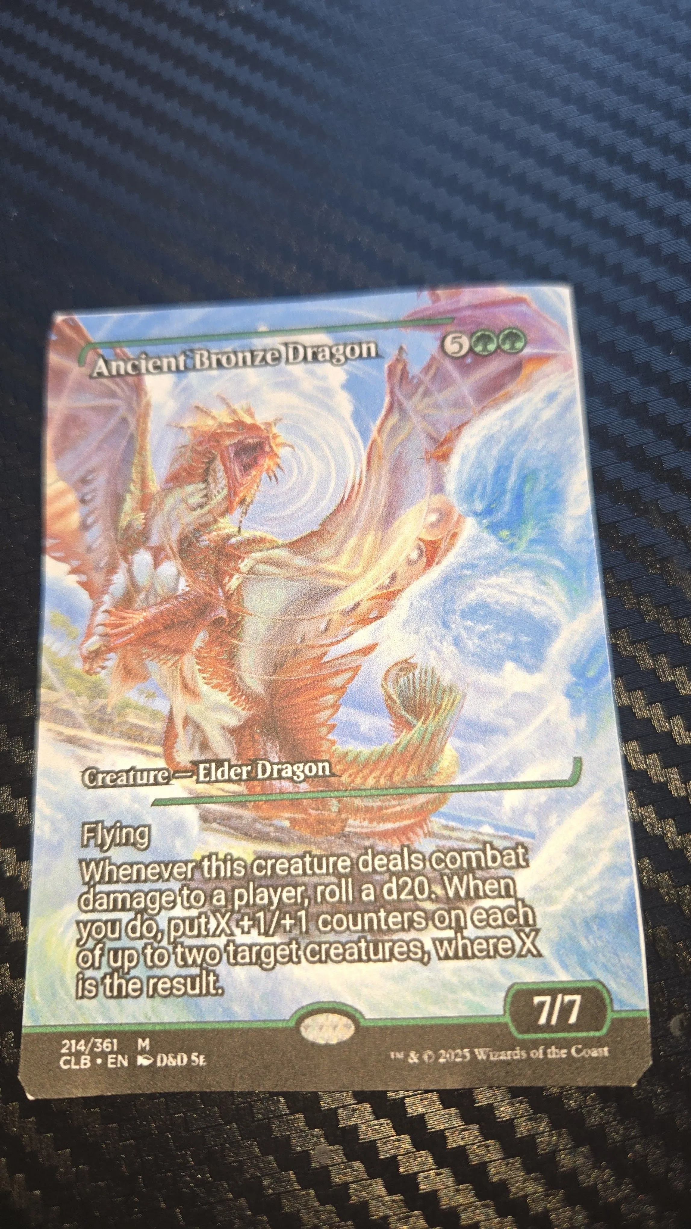 Product image for mtg Custom Alter- Ancient Bronze Dragon showcase 