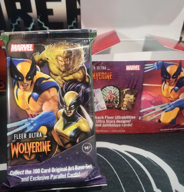 Product image for Wolverine! HUGE PACK Fleer Ultra Marvel Blaster Pack Personal Break!