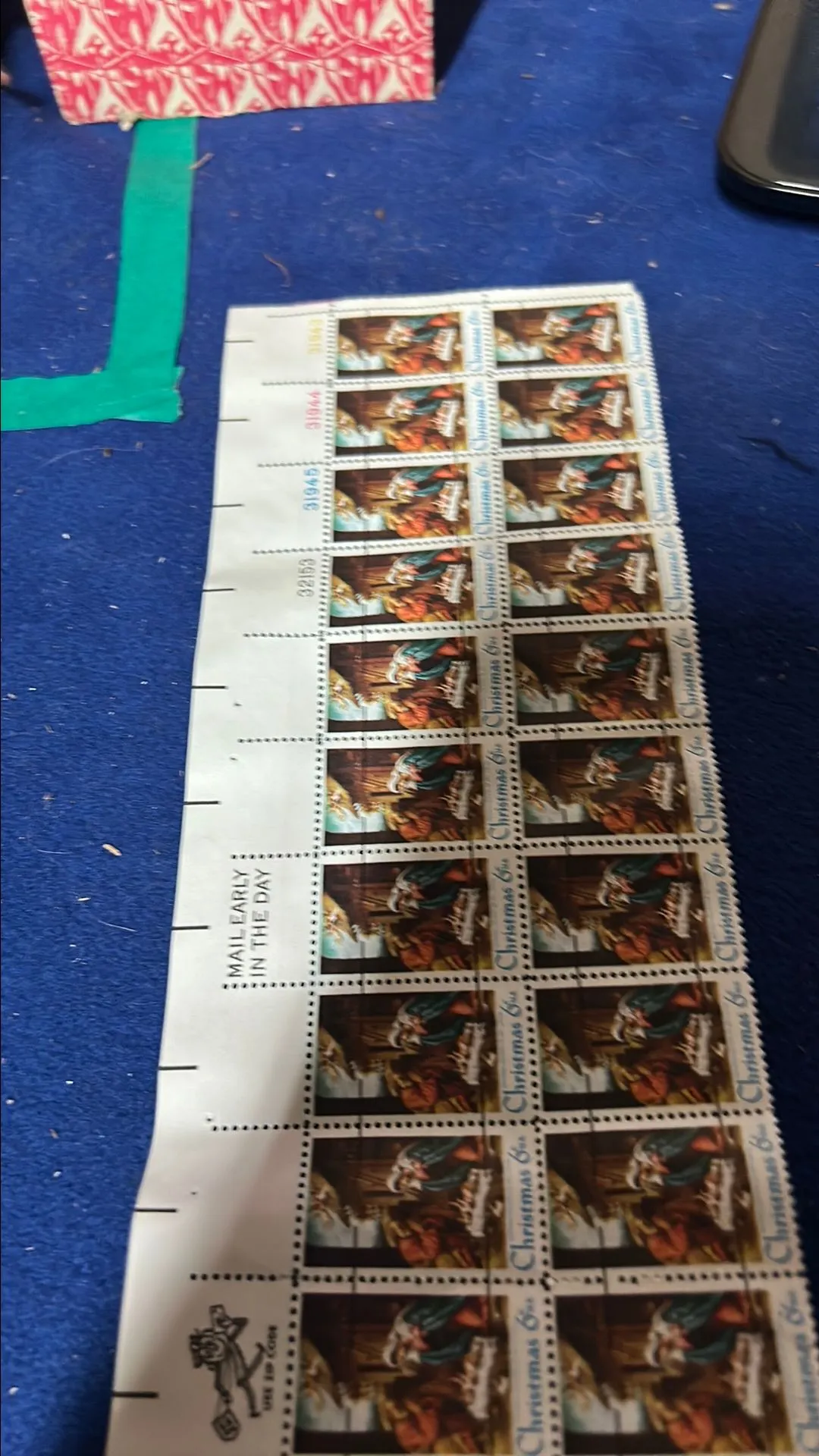 Product image for US postage shown