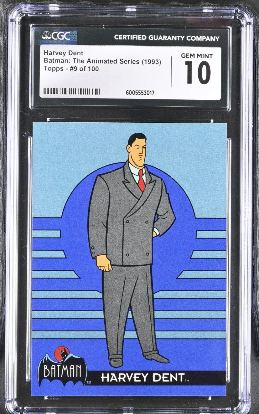 Product image for CGC GEM MINT 10- 1993 Topps Batman The Animated Series 9 HARVEY DENT Two-Face