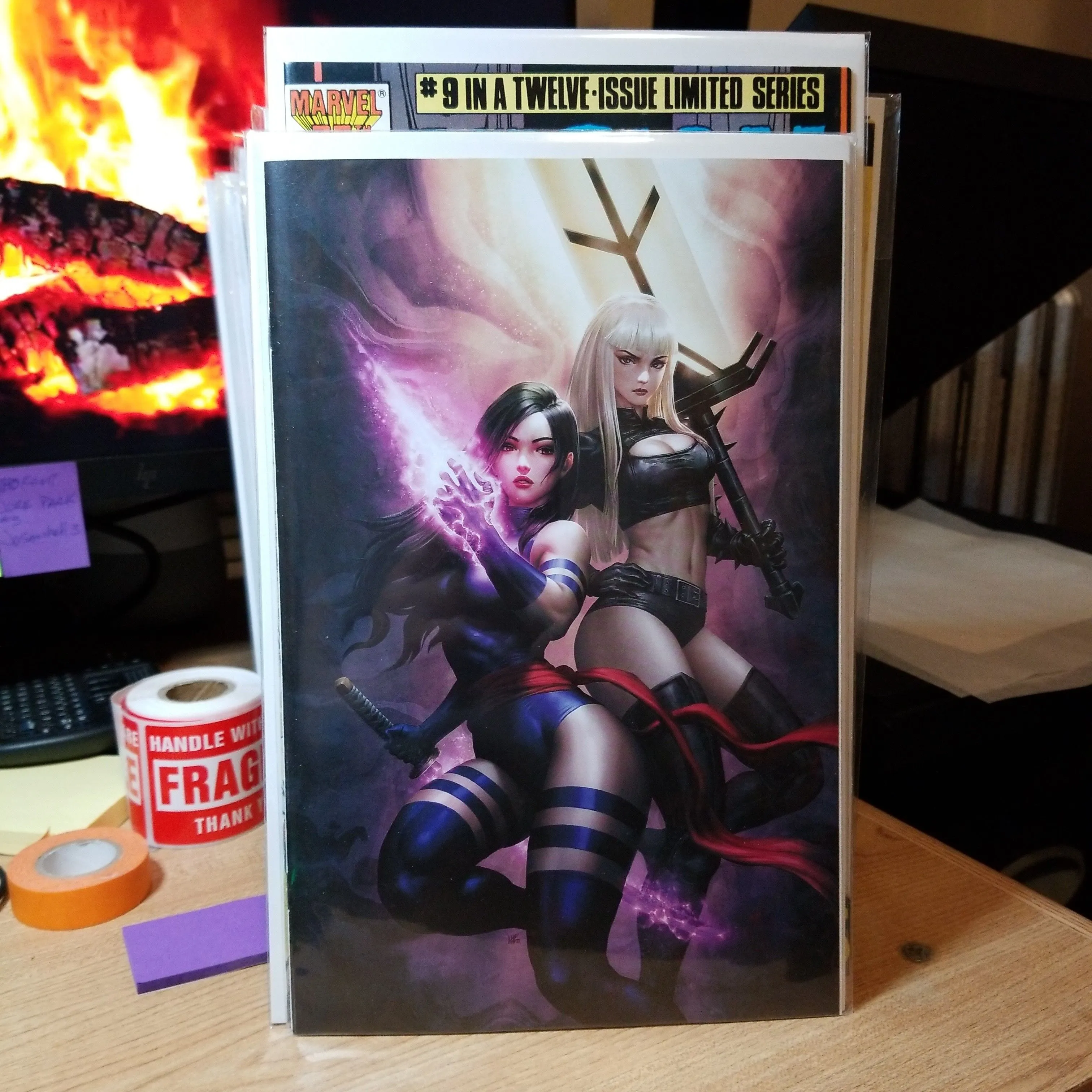 Product image for X-Men #5 (2024) Kendrick Lim Kunkka virgin exclusive variant Magik psylock sexy