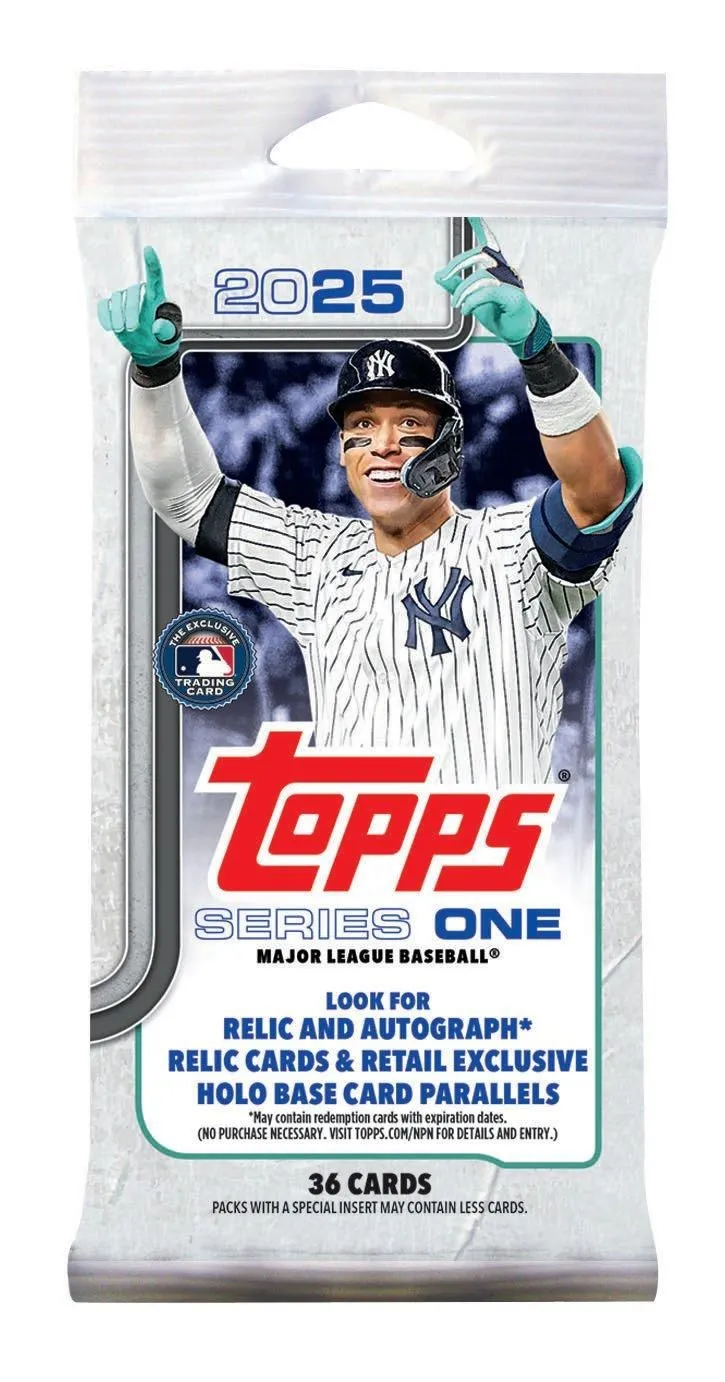 Product image for 2025 Topps Series 1 Retail Fat Pack
