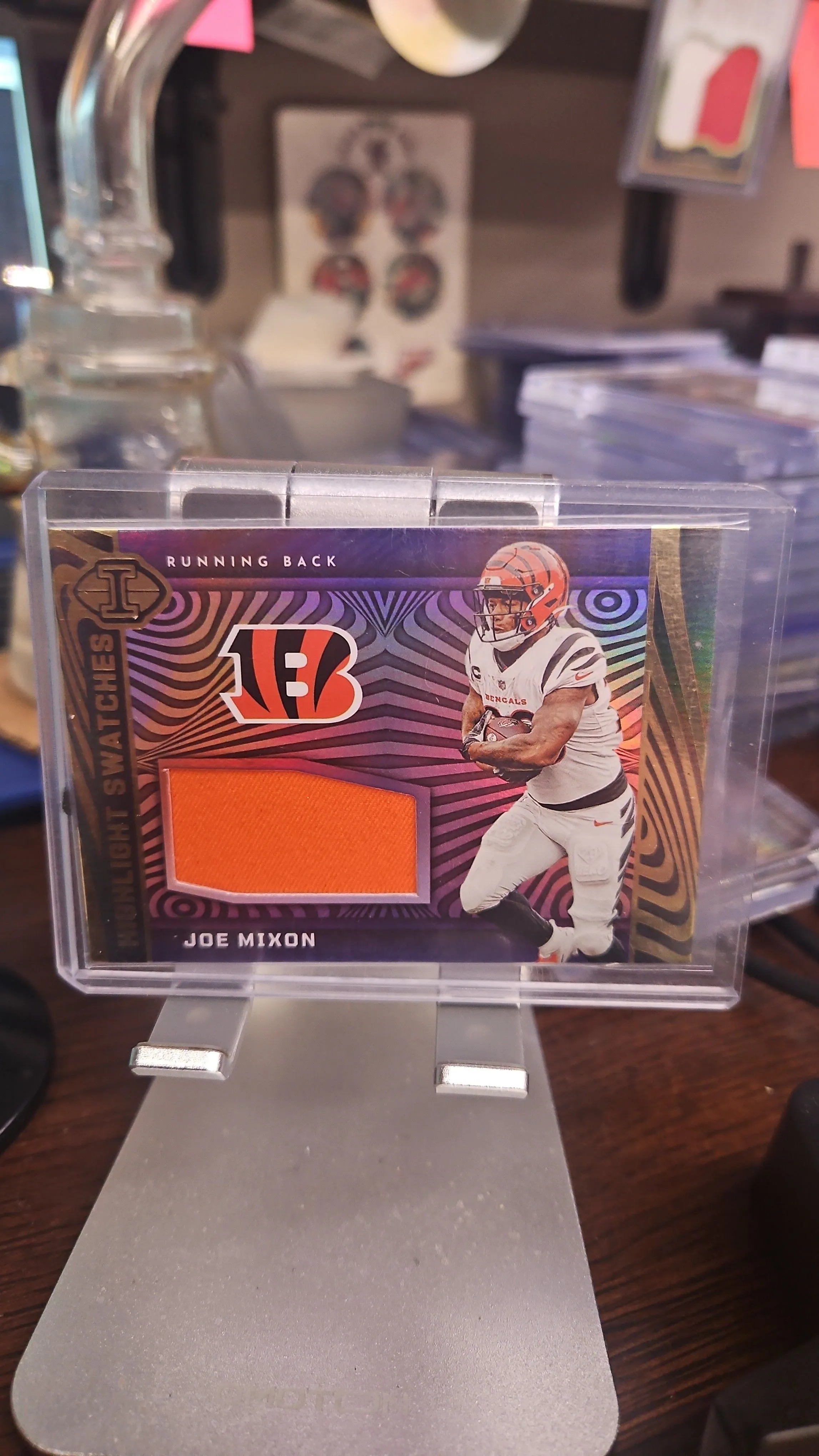Product image for Joe Mixon Patch...2023 Illusions Highlight Swatches...Bengals