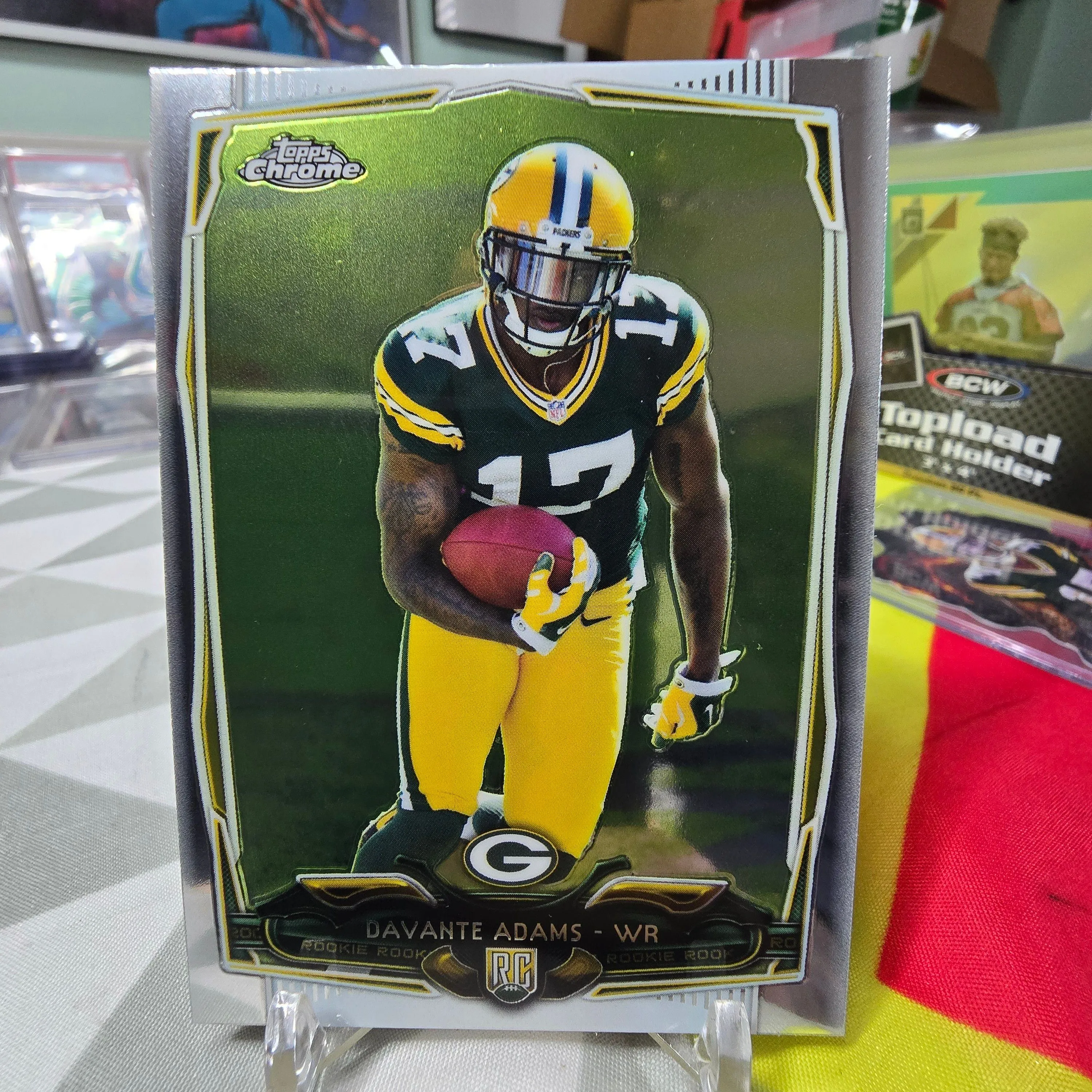 Product image for Davante Adams 2014 Topps Chrome Rookie #114 Green Bay Packers RC