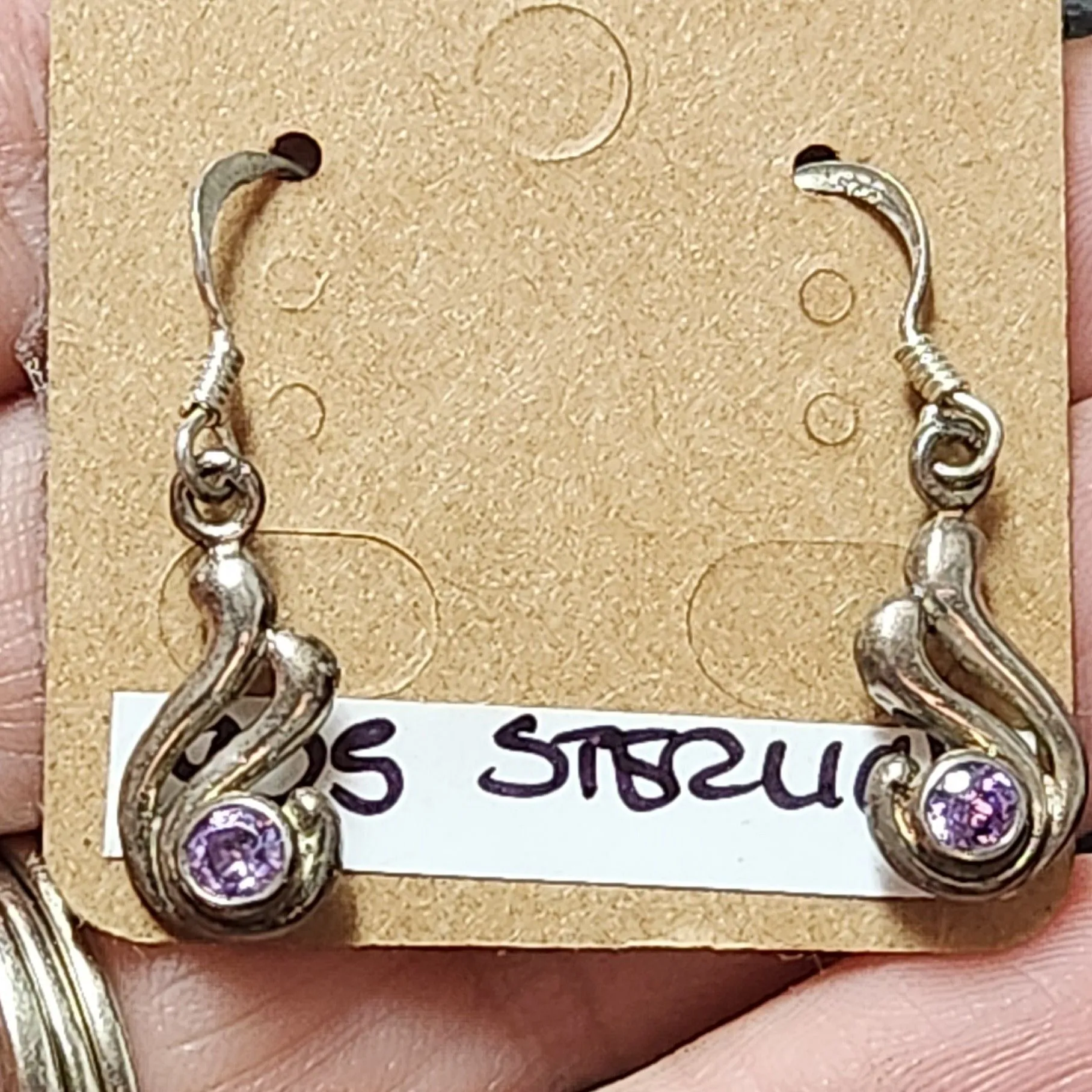 Product image for Sterling Silver Amethyst Earrings