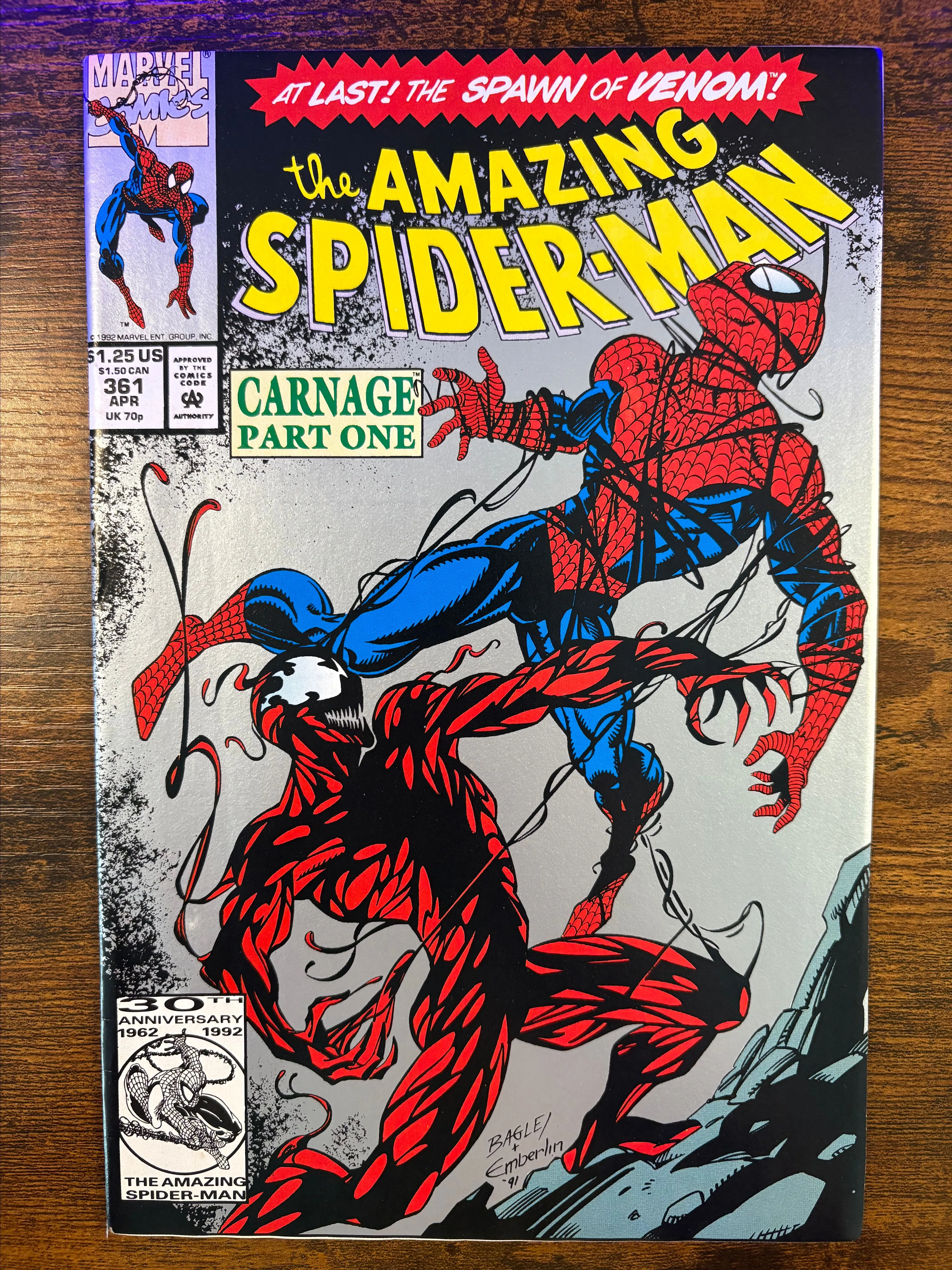 Product image for Amazing Spider-Man #361 (1992) 2nd Printing
