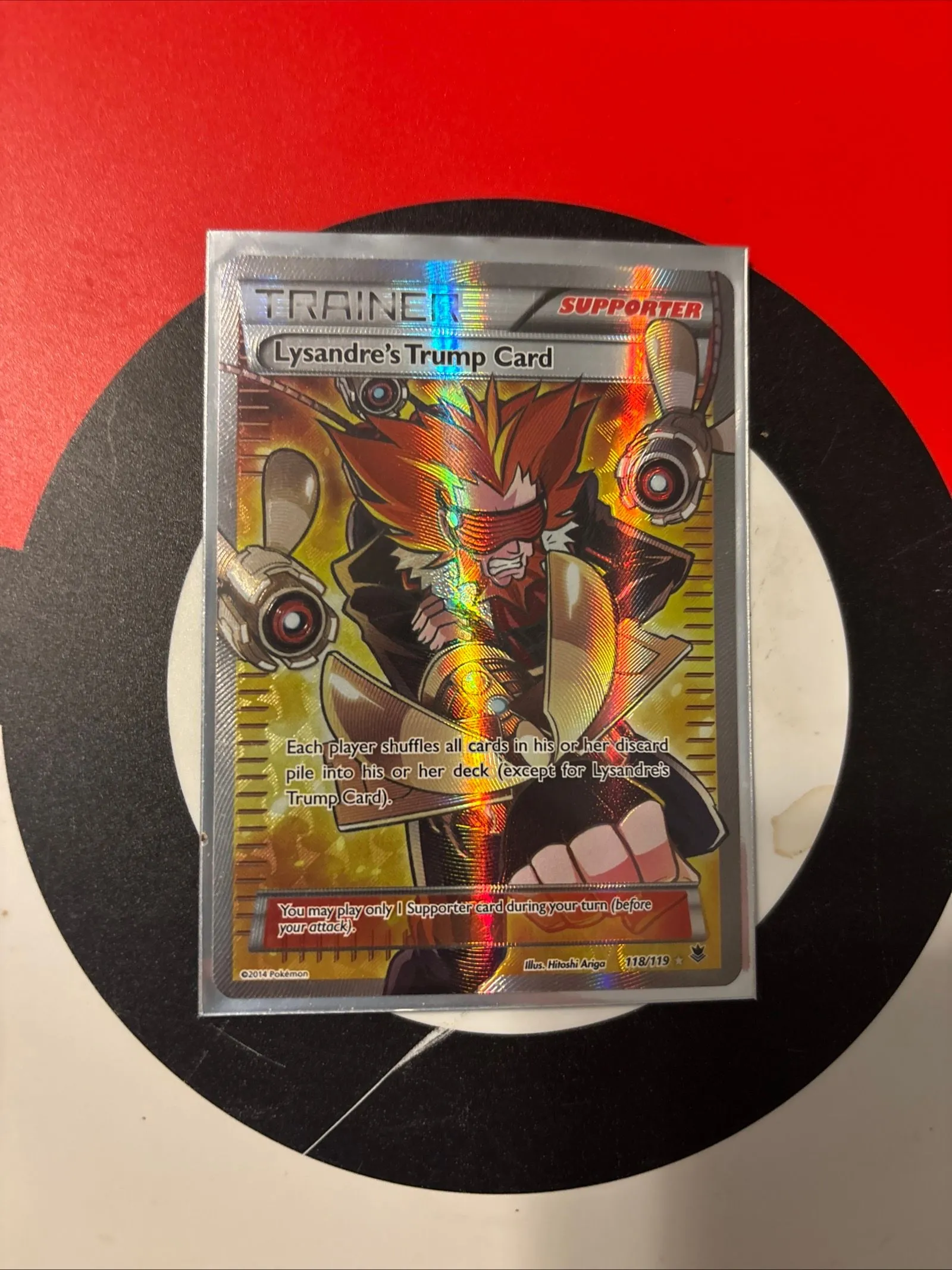 trump card pokemon 2014 Pokemon Phantom Gate 1st Edition 095/088 Lysandre's Trump Card PS