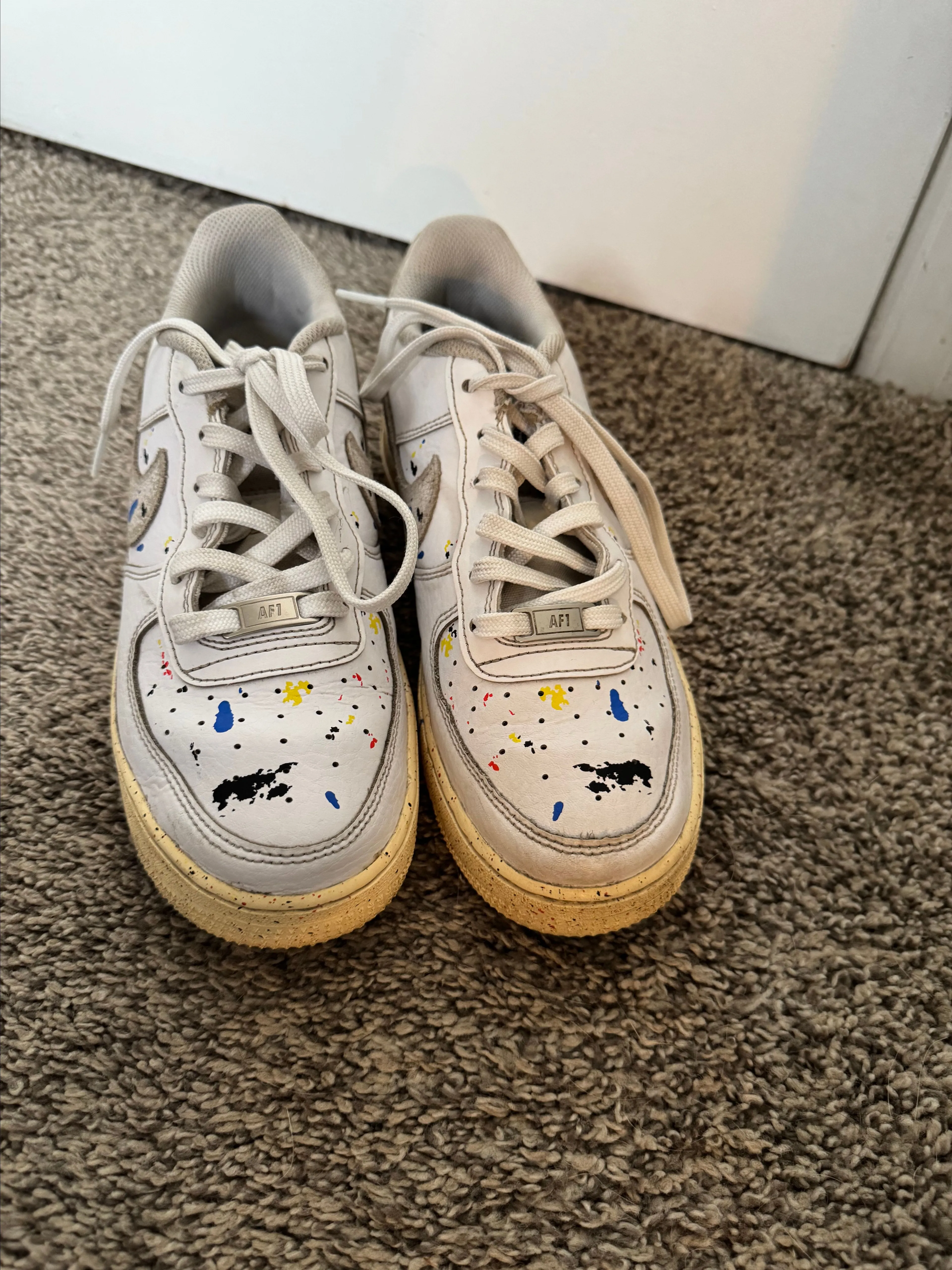 Product image for Nike Air Force 1 Low LV8 Paint Splatter White