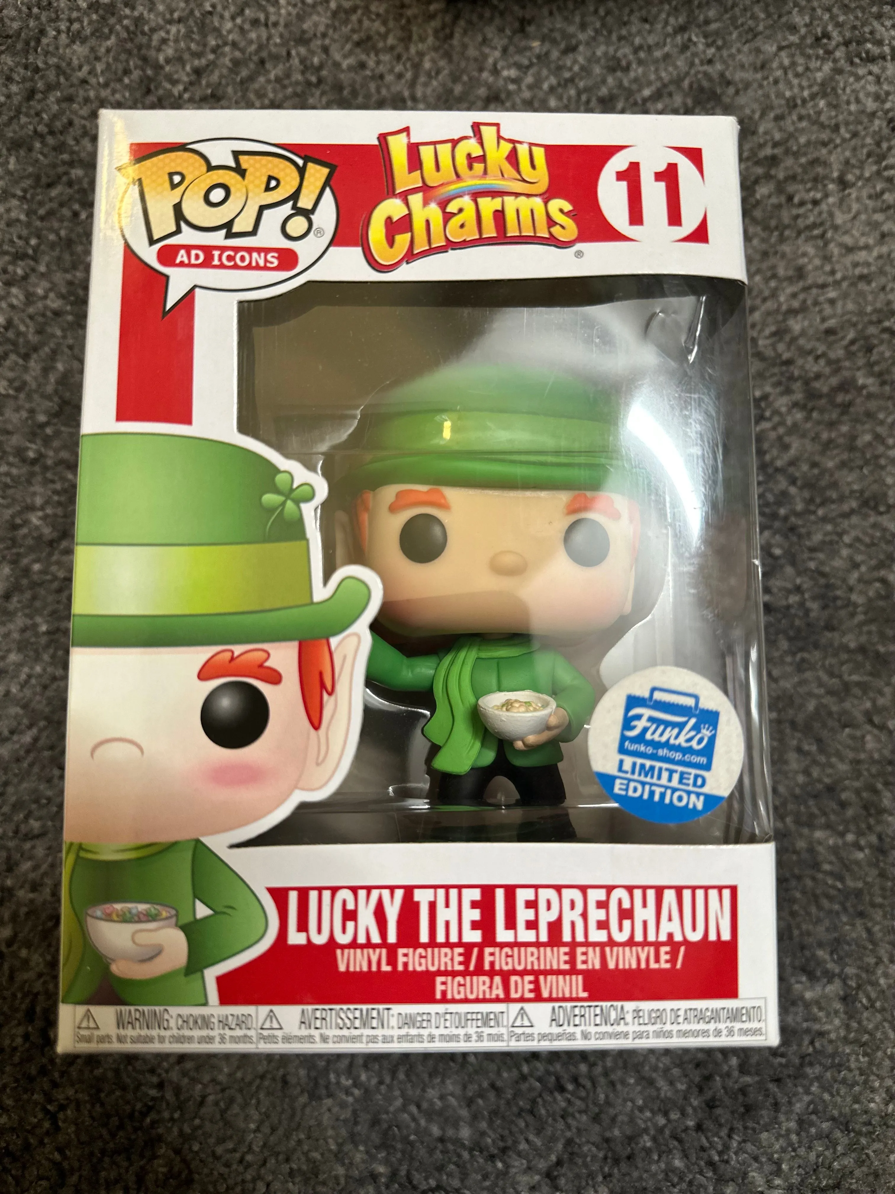 Product image for Funko Pop : Ad Icons Lucky Charms Lucky the Leprechaun Funko Excl #11
