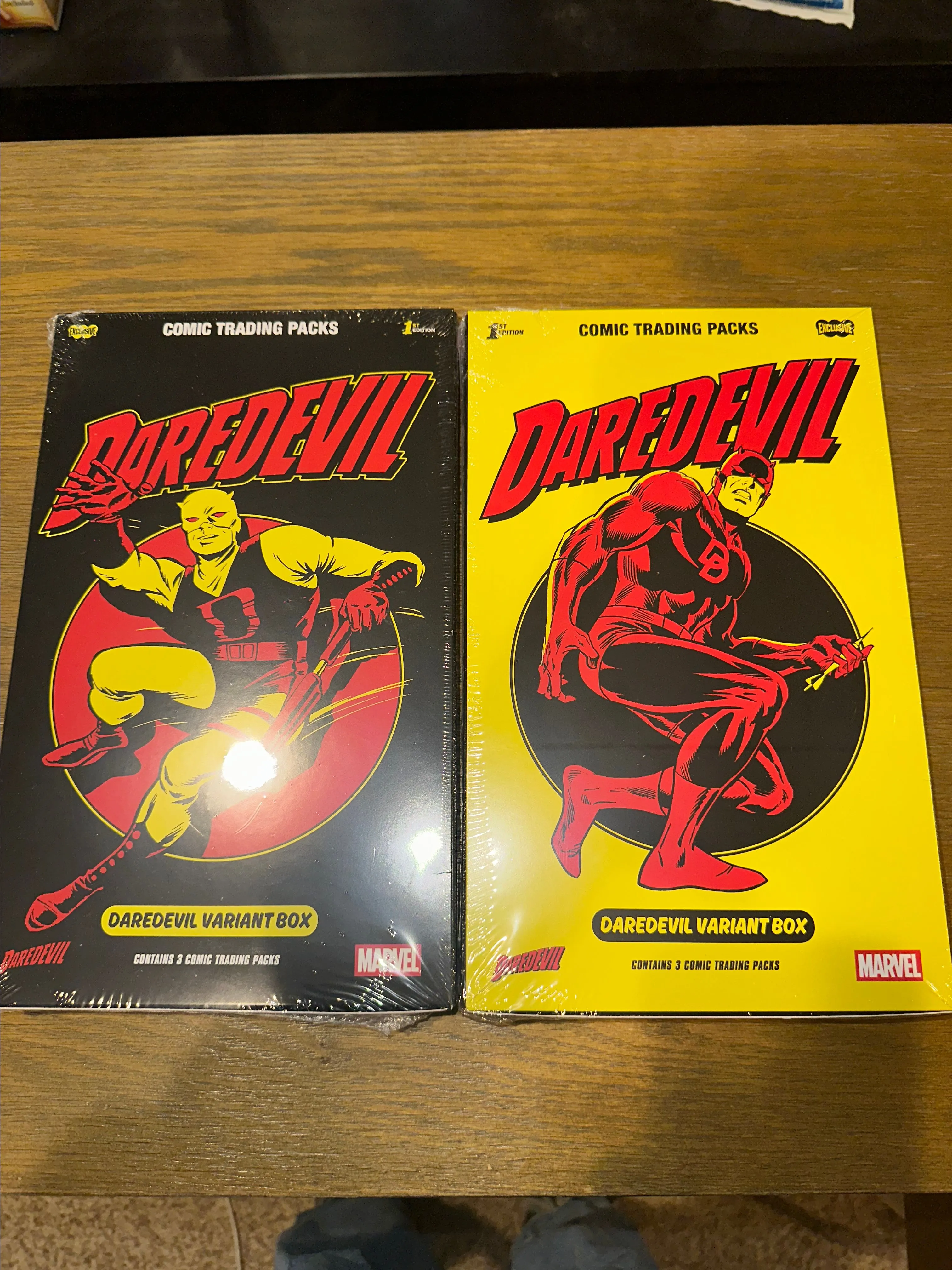 Product image for 2 SEALED DD BOXES ( Black & Yellow )