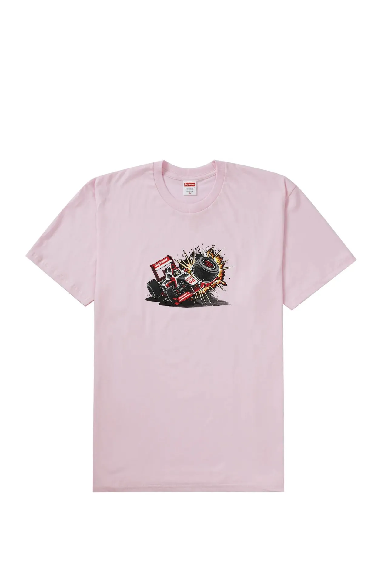 Product image for Supreme Crash Tee (FW21) - Light Pink