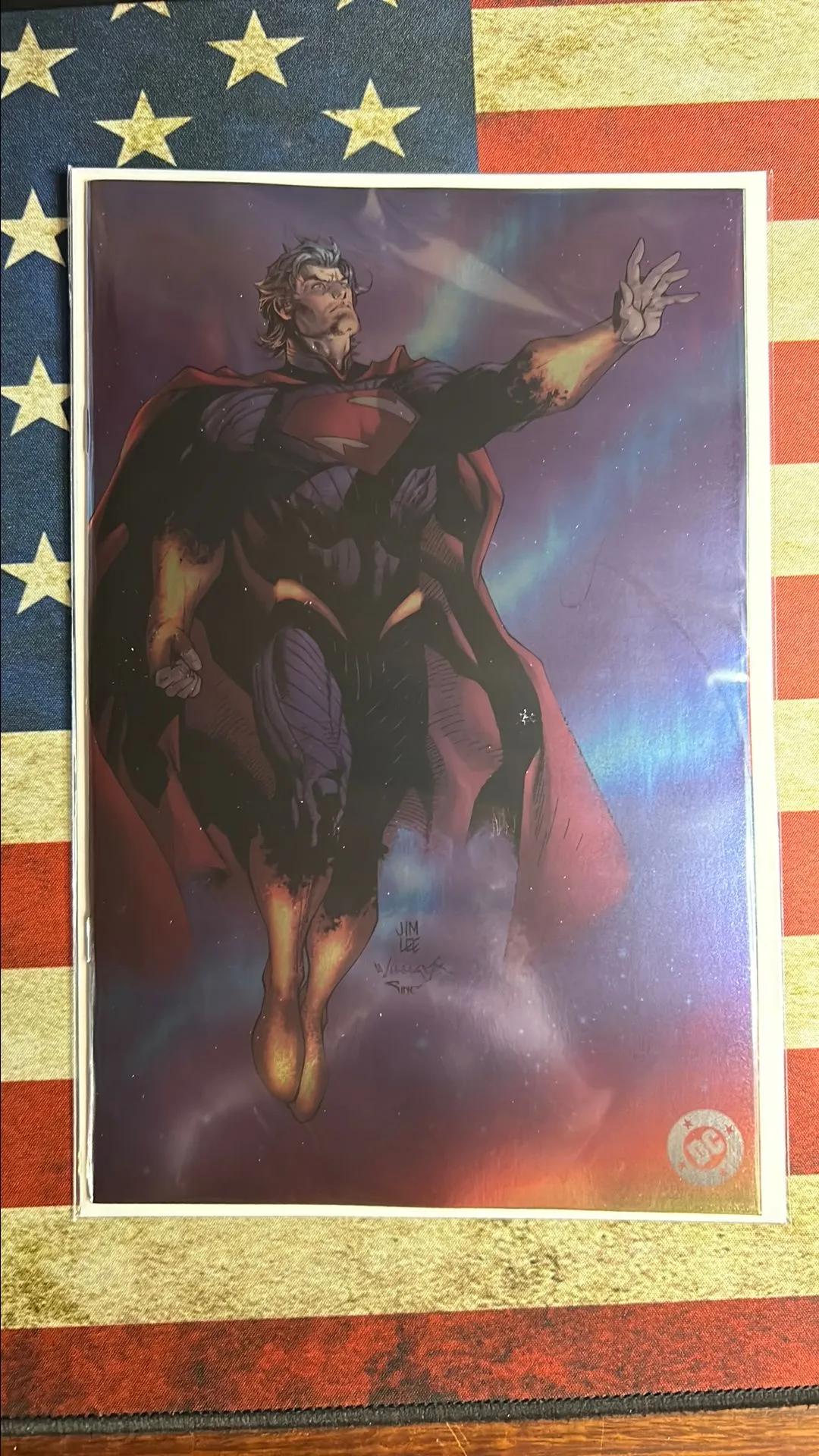 Product image for Absolute Superman 1 Jim Lee Foil 1st Print NM