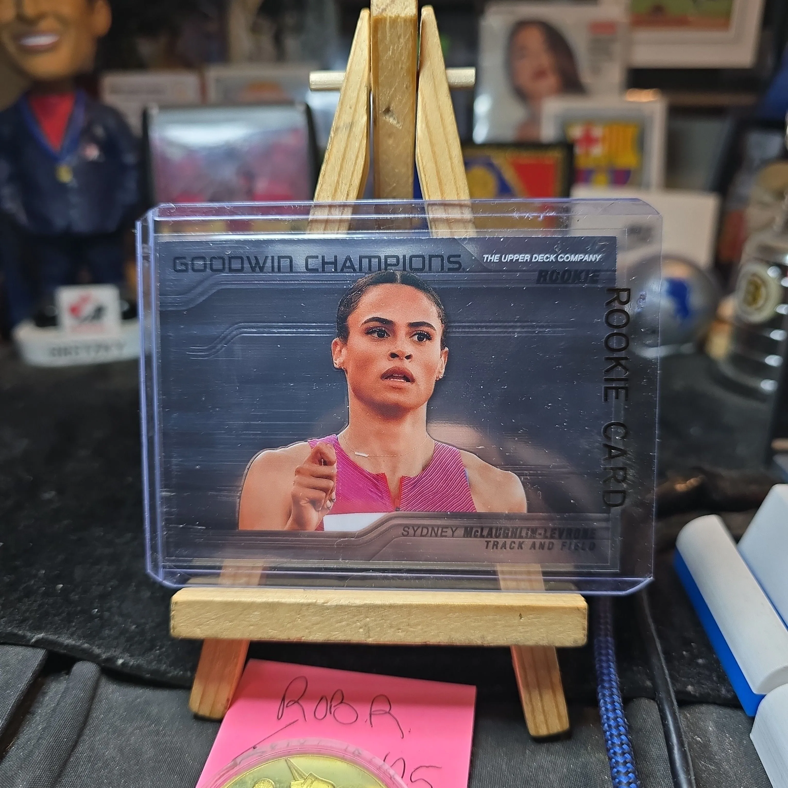 Product image for 2023 goodwin champions SYDNEY McLAUGHLIN-LEVRONE RC rookie refractor 