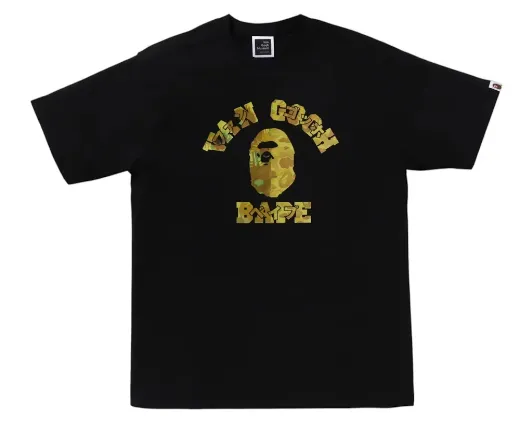 Product image for Bape x VGM College Tee Black - size M, L