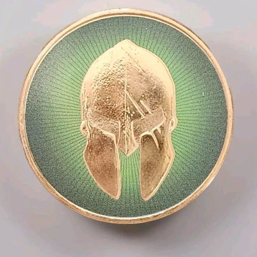 Product image for Molon Labe Spartan Warrior Come Take It 1 Oz 999 Fine Copper Round Medal