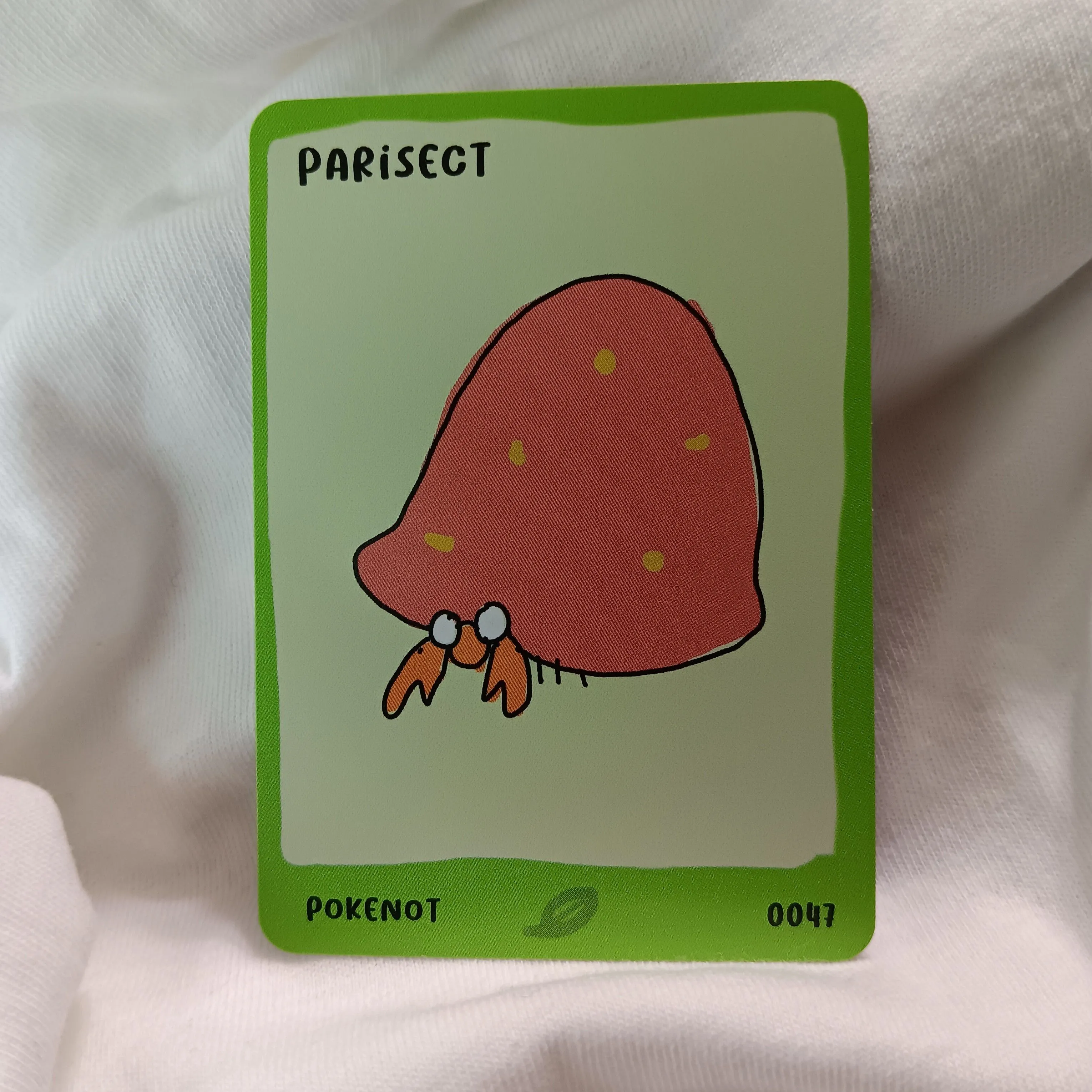 Product image for 🐞 Pokenot Parisect Card 🐞    (#47)