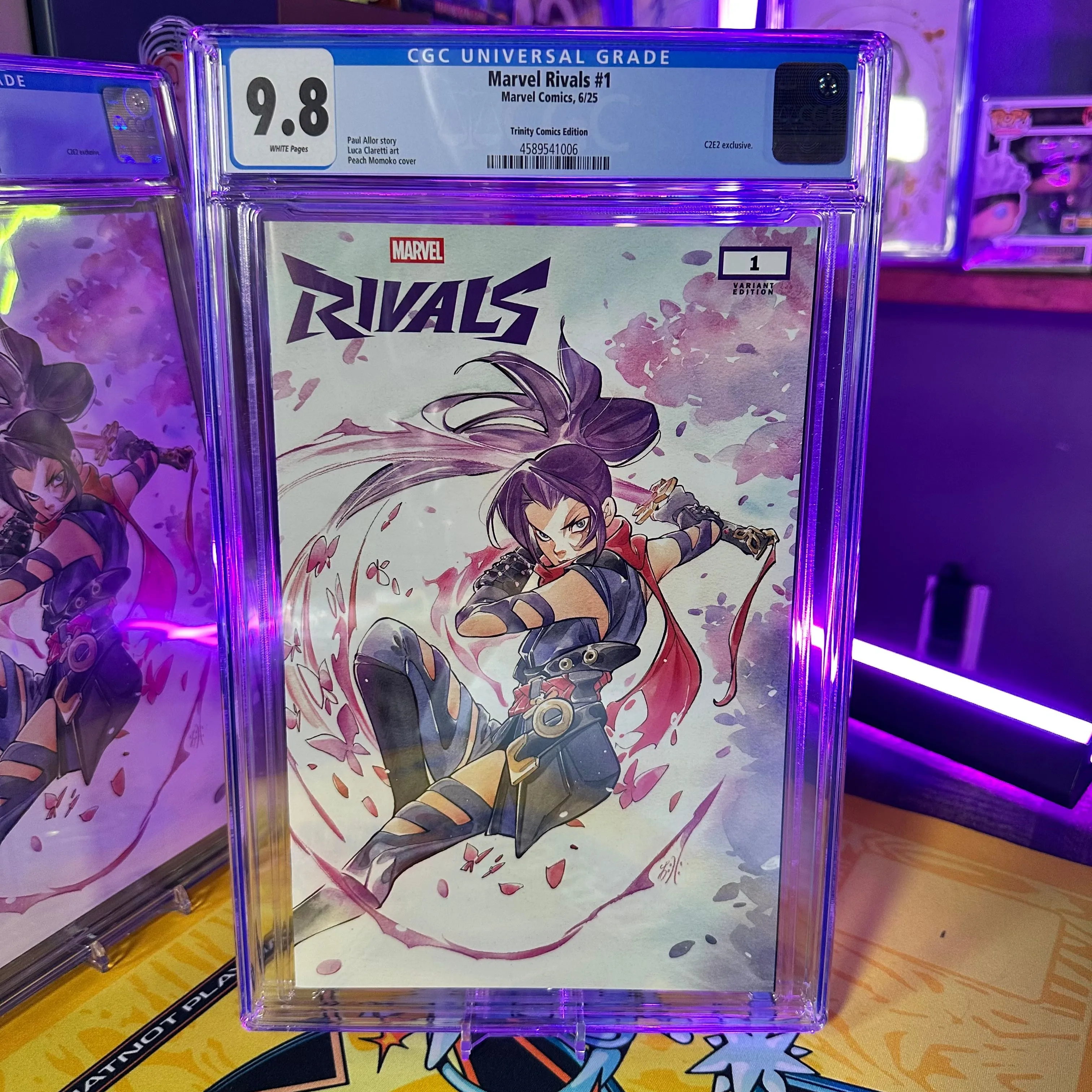 Product image for CGC 9.8 Peach Momoko Marvel Rivals #1