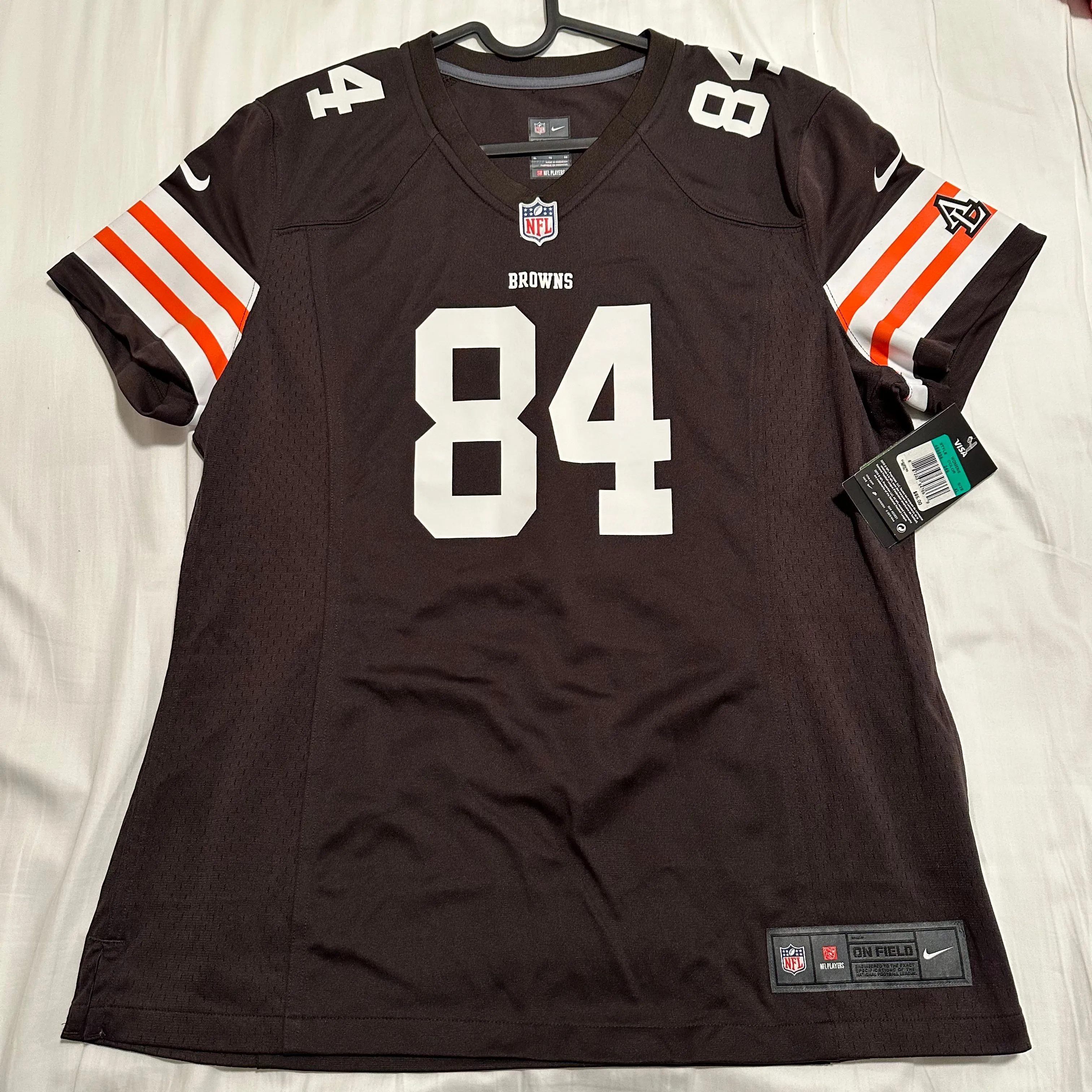 Product image for NWT NFL Cleveland Browns Jordan Cameron Jersey Women's XL