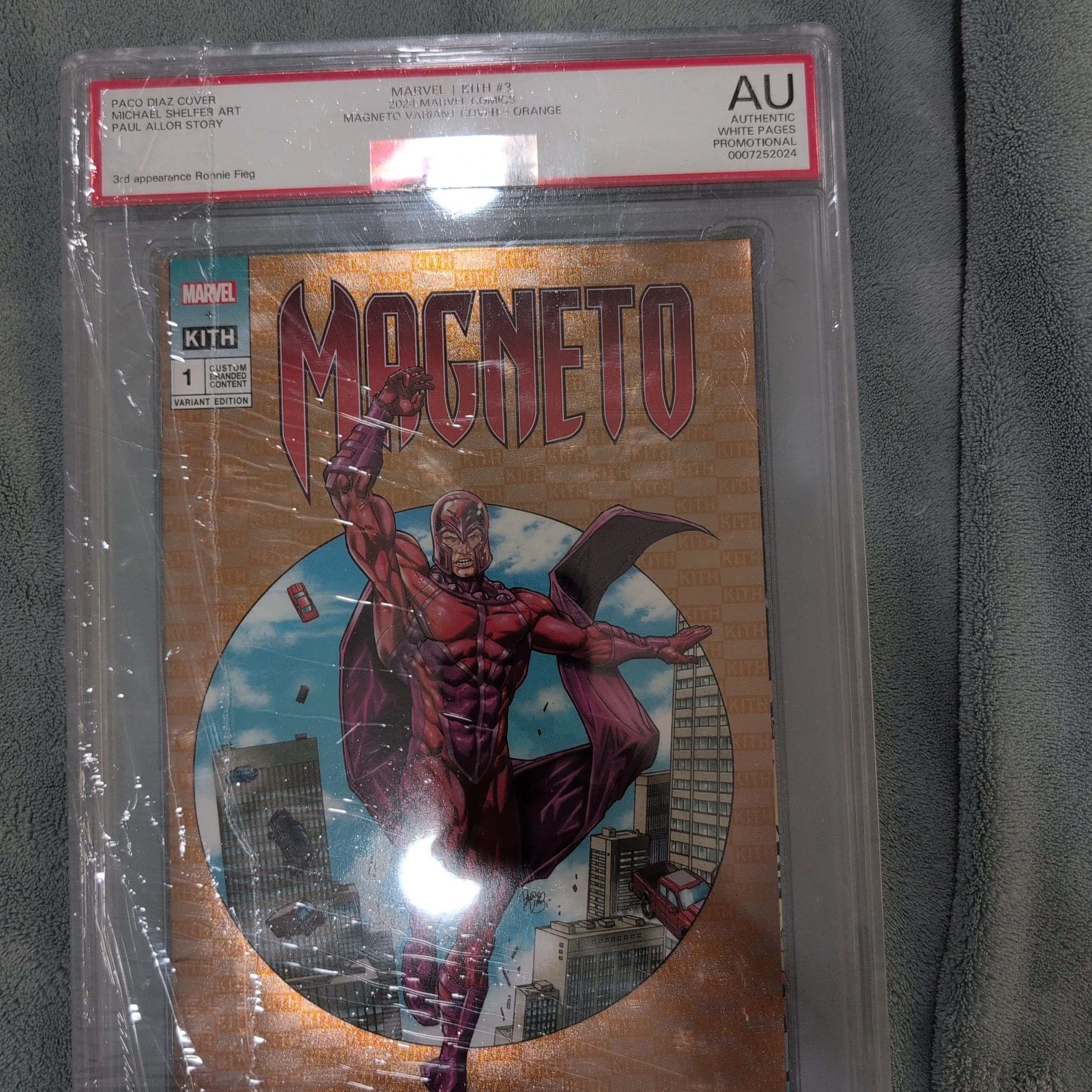 Product image for marvel kith #3 magneto orange