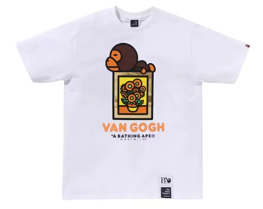 Product image for Bape x VGM Baby Milo Tee White - size XL