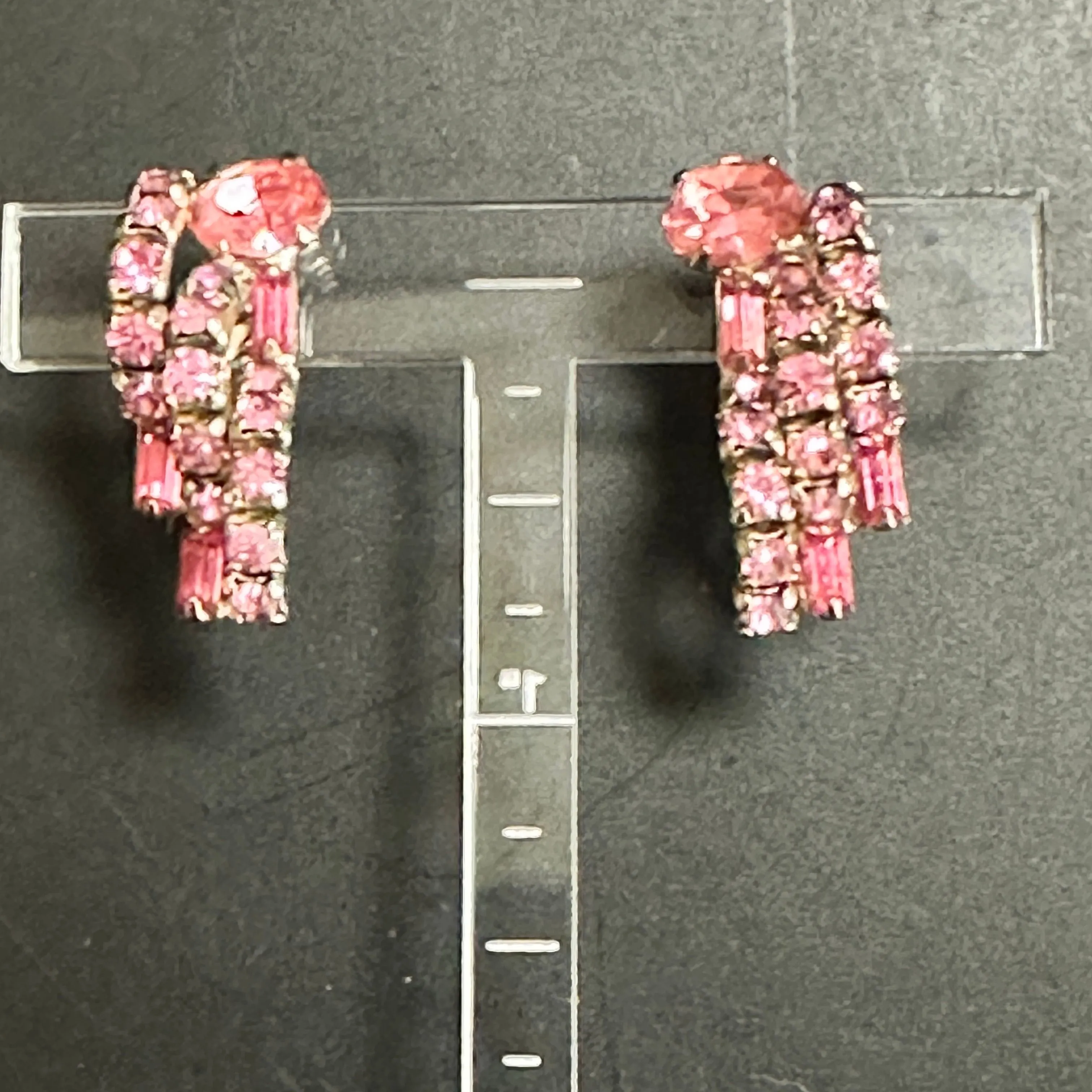 Product image for Pink Deco Screwback Earrings