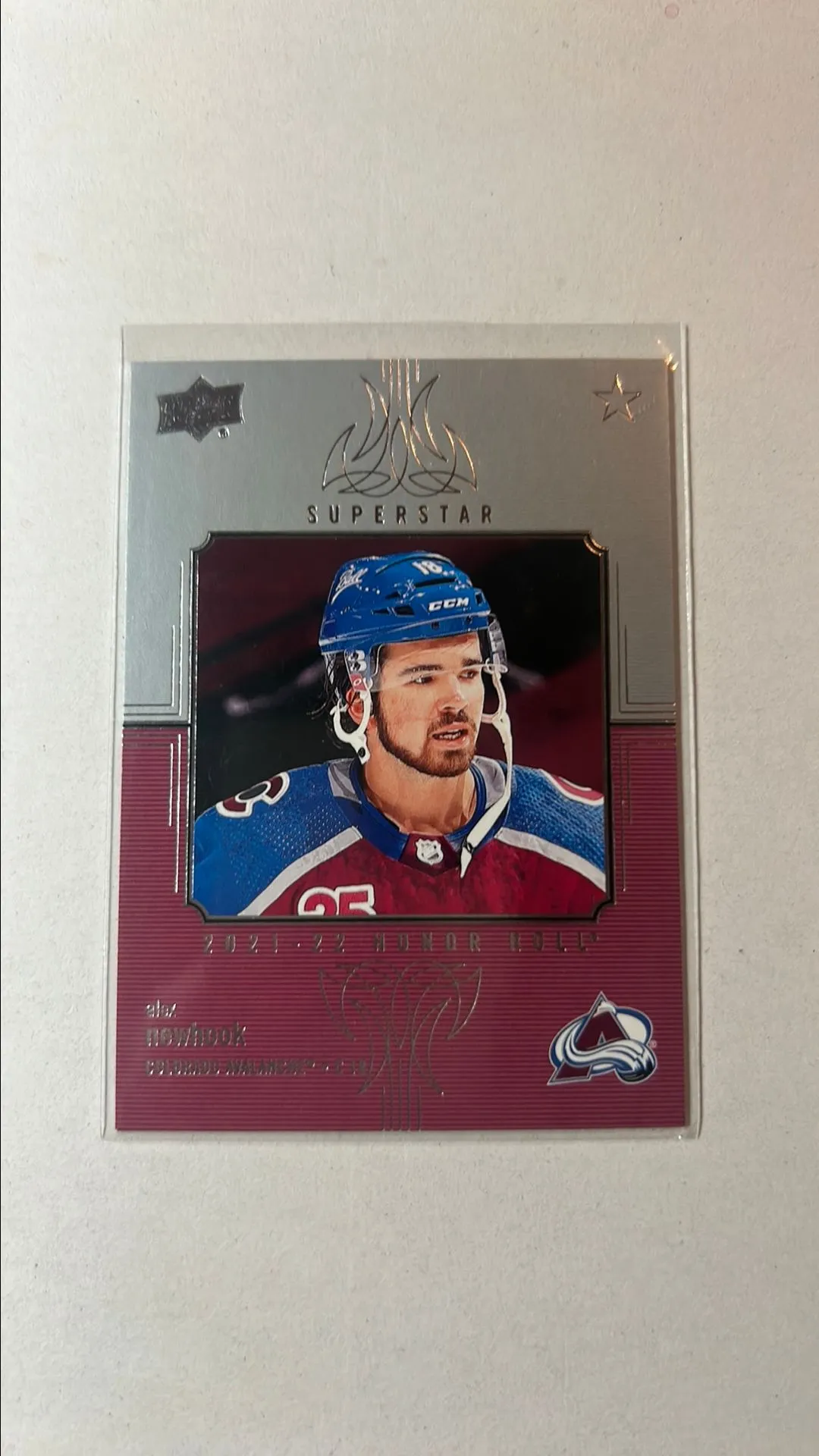 Product image for ALEX NEWHOOK Montreal Canadiens rookie superstar honor roll