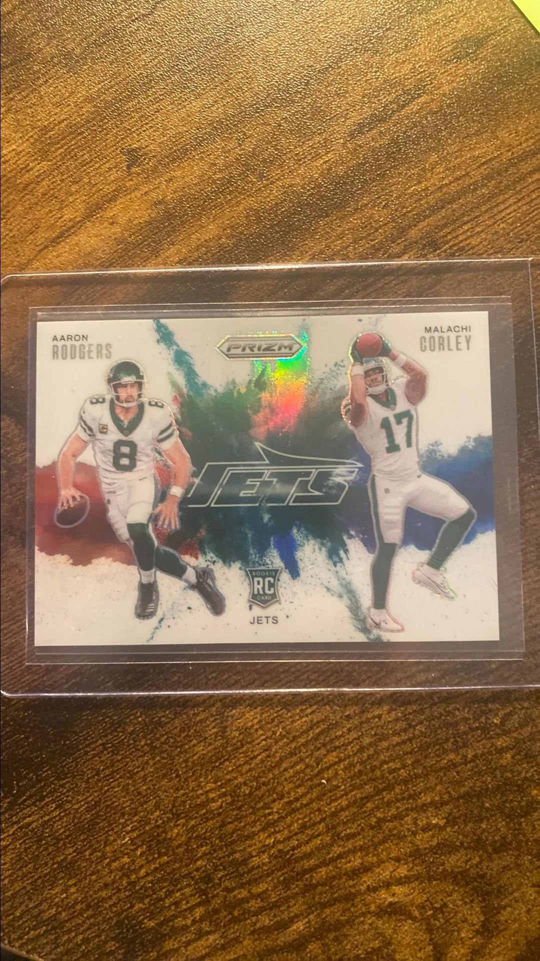 Product image for Aaron Rodgers / Malachi Corley Rookie Dual Colorblast