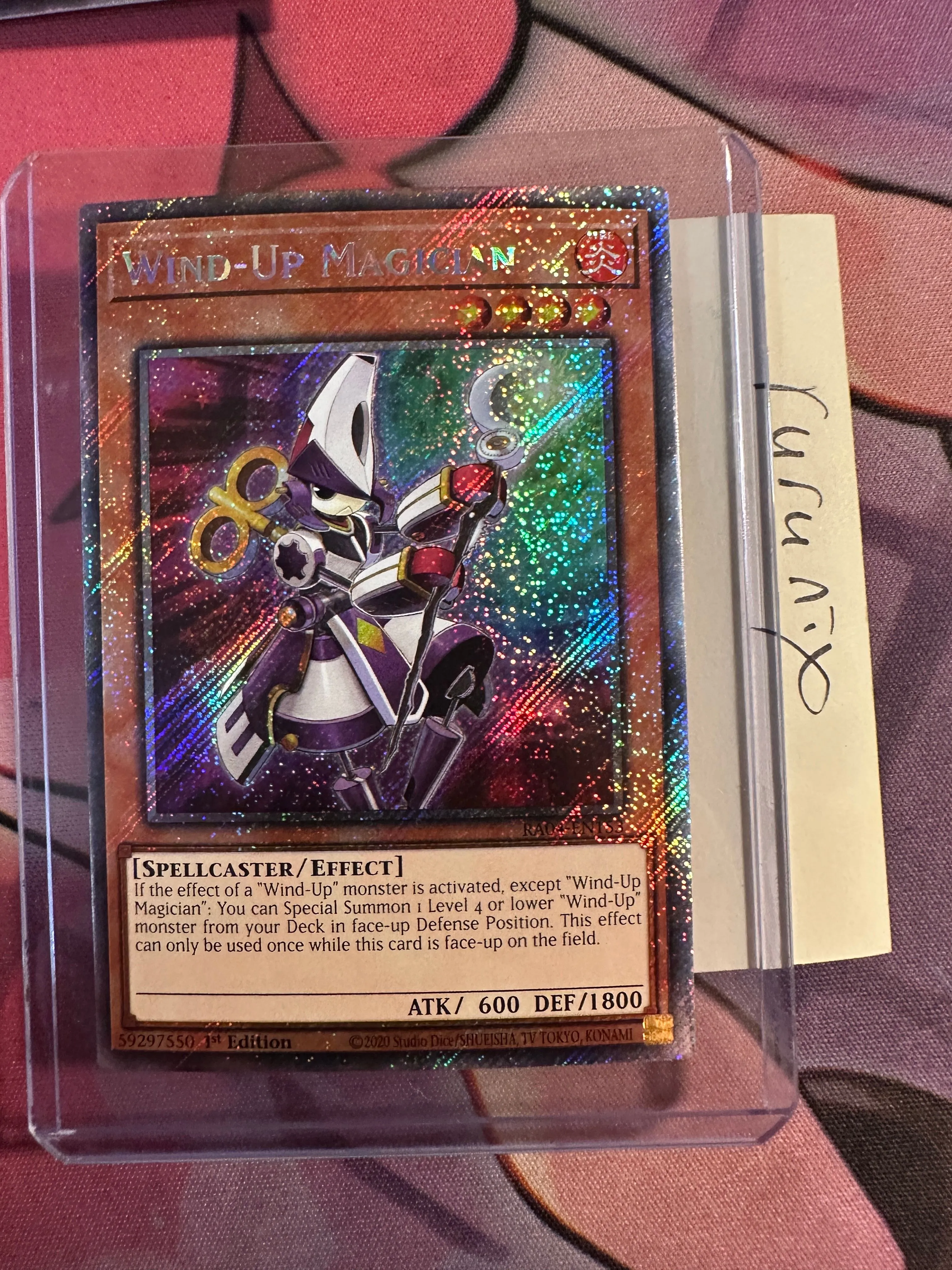 Yugioh Wind-Up Magician (Platinum Secret Rare) RA04-EN153 - Quarter Century  Stampede  Whatnot: Shop, Sell, Connect