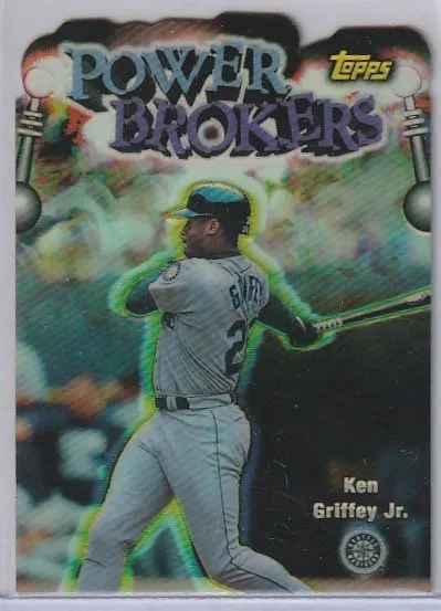 Product image for *SSP* 1999 Topps Ken Griffey Jr. #PB3 Power Brokers REFRACTOR 1;144 Packs/1:4 Boxes