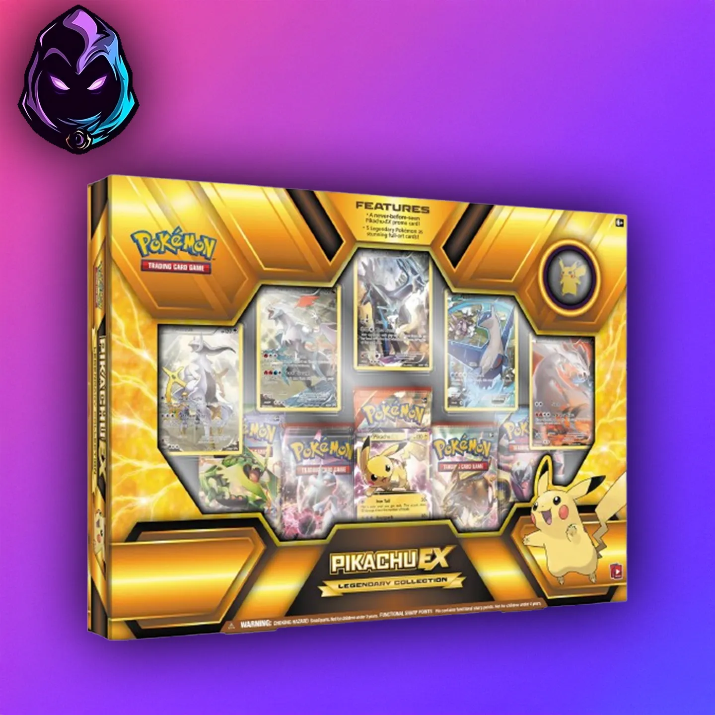 pokemon cards pikachu ex box Shop [Traditional Chinese] Pikachu ex / 皮卡丘ex 122/106 SR SV8F – TCGHOBBY main image 0