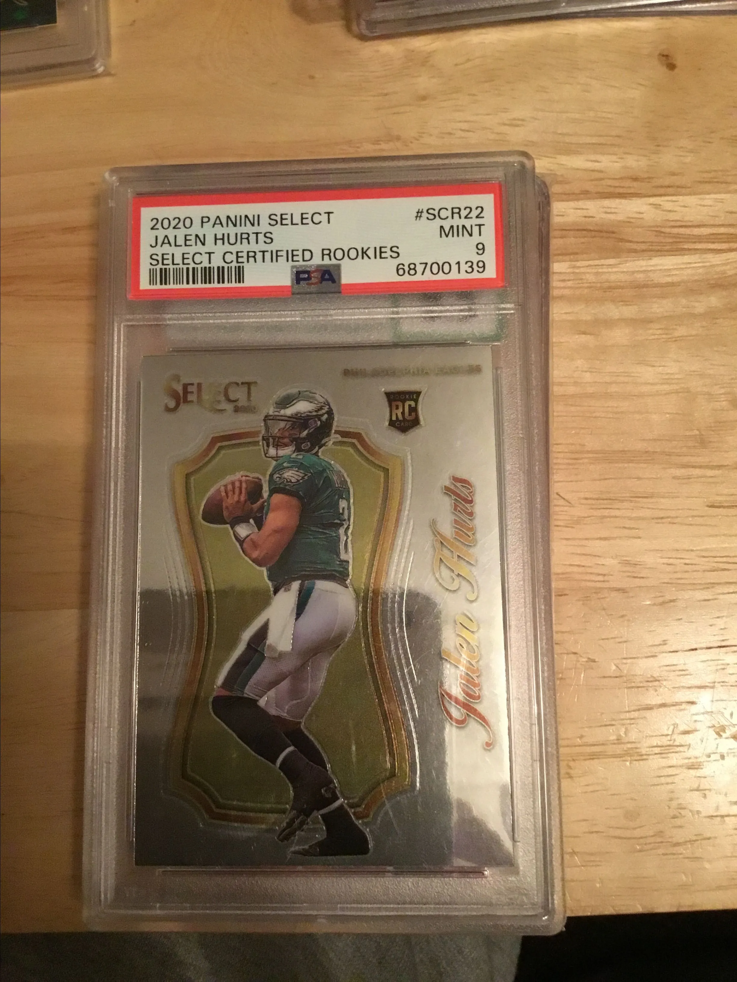 Product image for Jalen Hurts - 2020 Panini Select (certified Rookies)