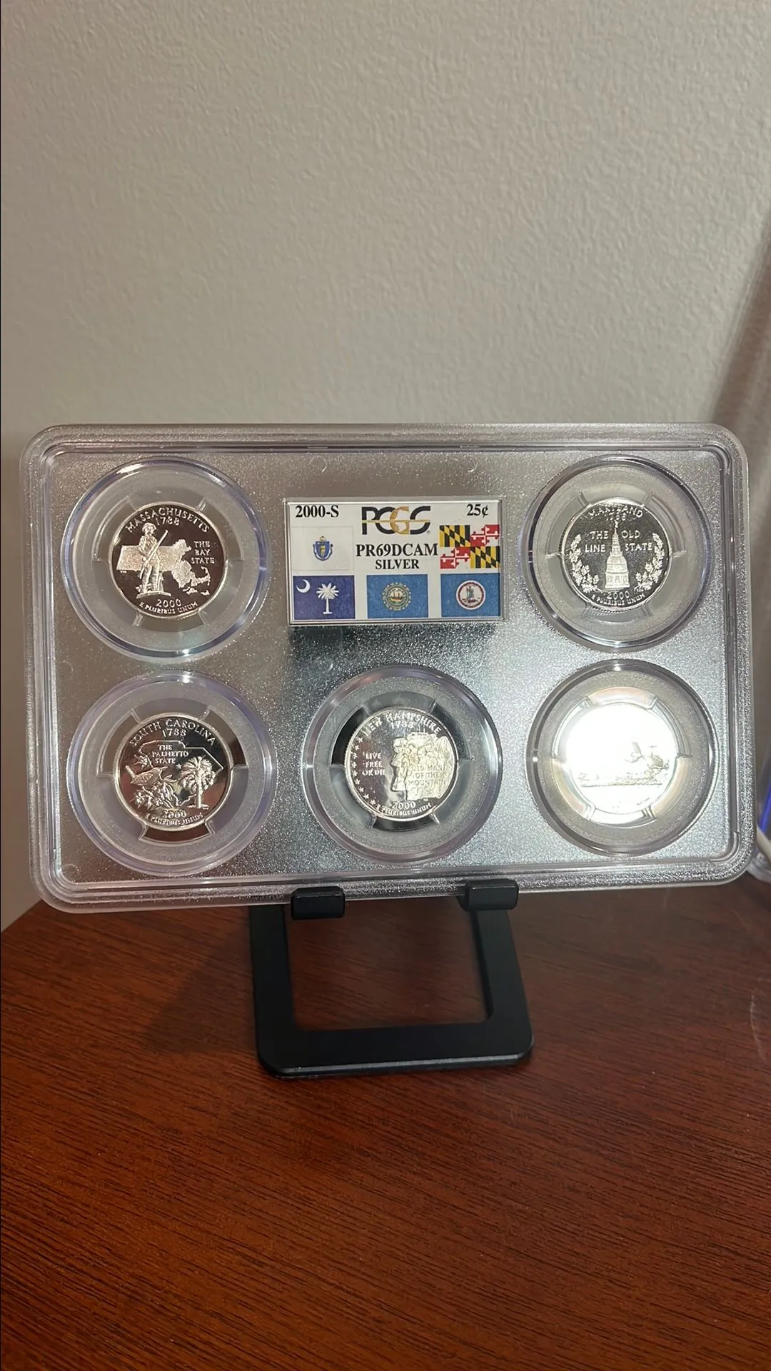 Product image for 2000-S PR69 DCAM Silver State Quarter Set (PCGS)