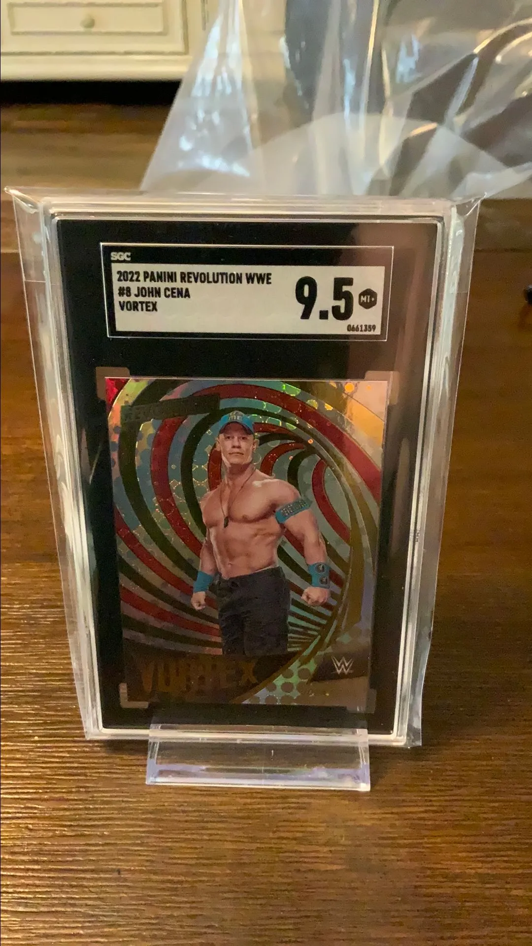 Product image for 2022 Panini Revolution Wwe John Cena SGC Vortex 9.5
